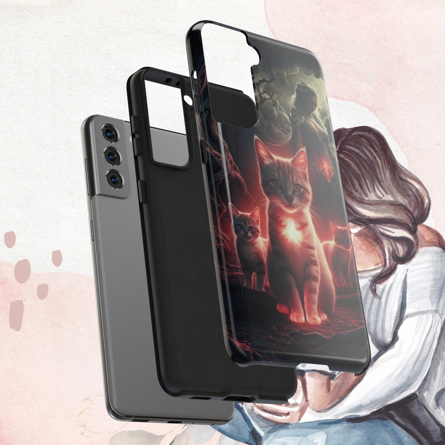 Mama's Mind Meld Wireless Charging Support Tough Case