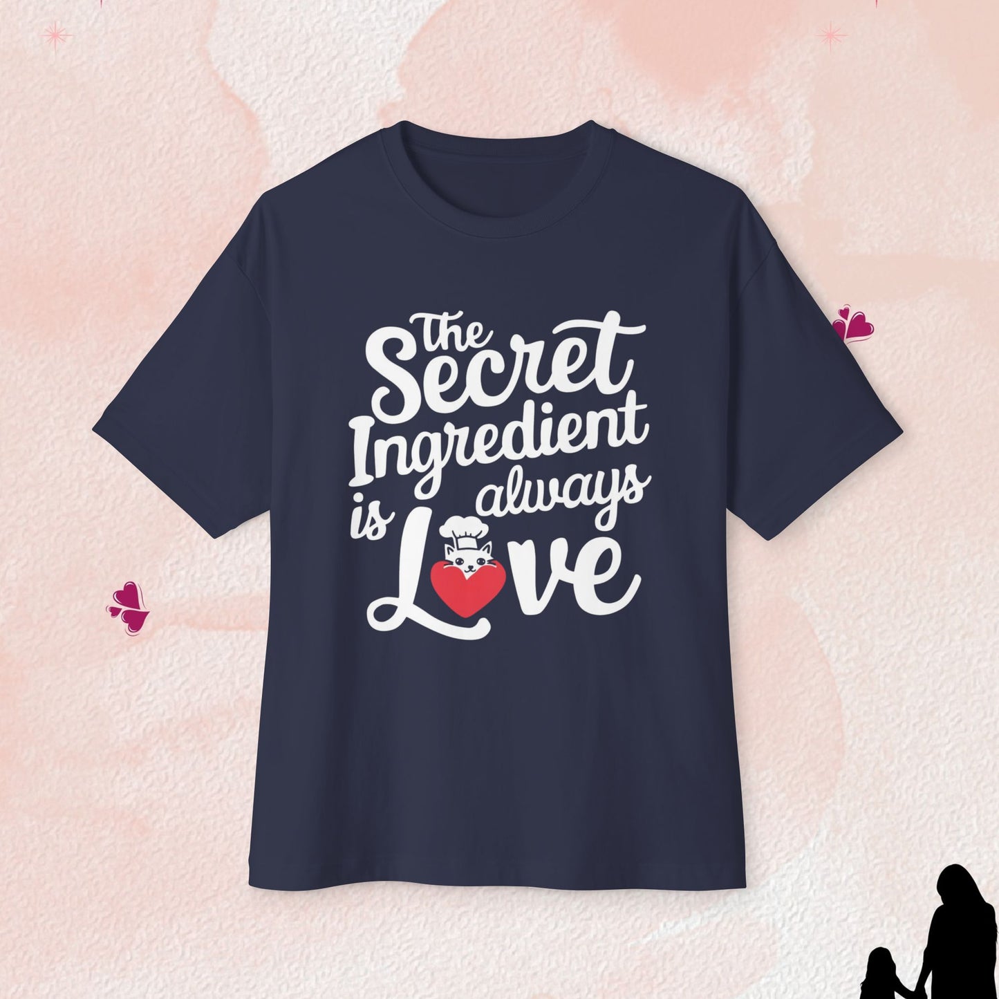 Secret Ingredient Is Love Unisex Oversized Boxy Tshirts