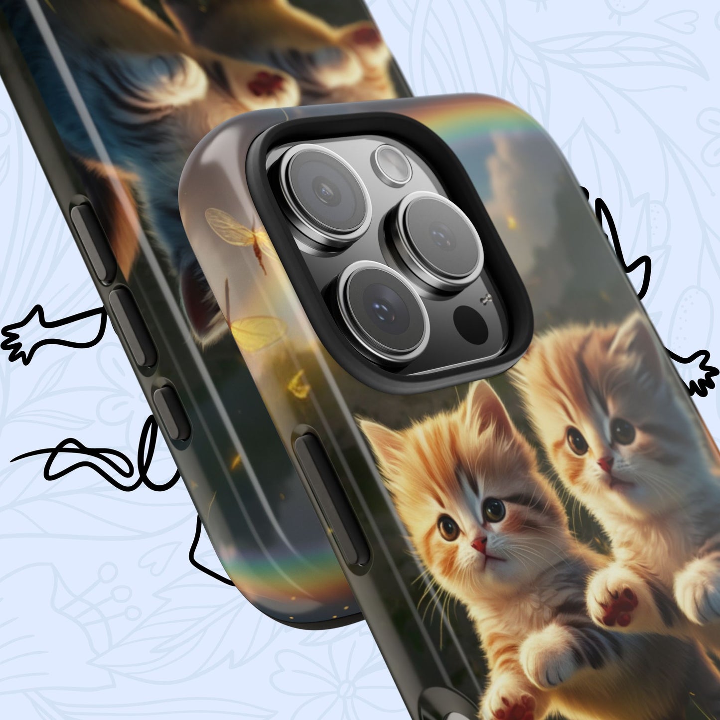 Bestie Buddies Wireless Charging Support Tough Case