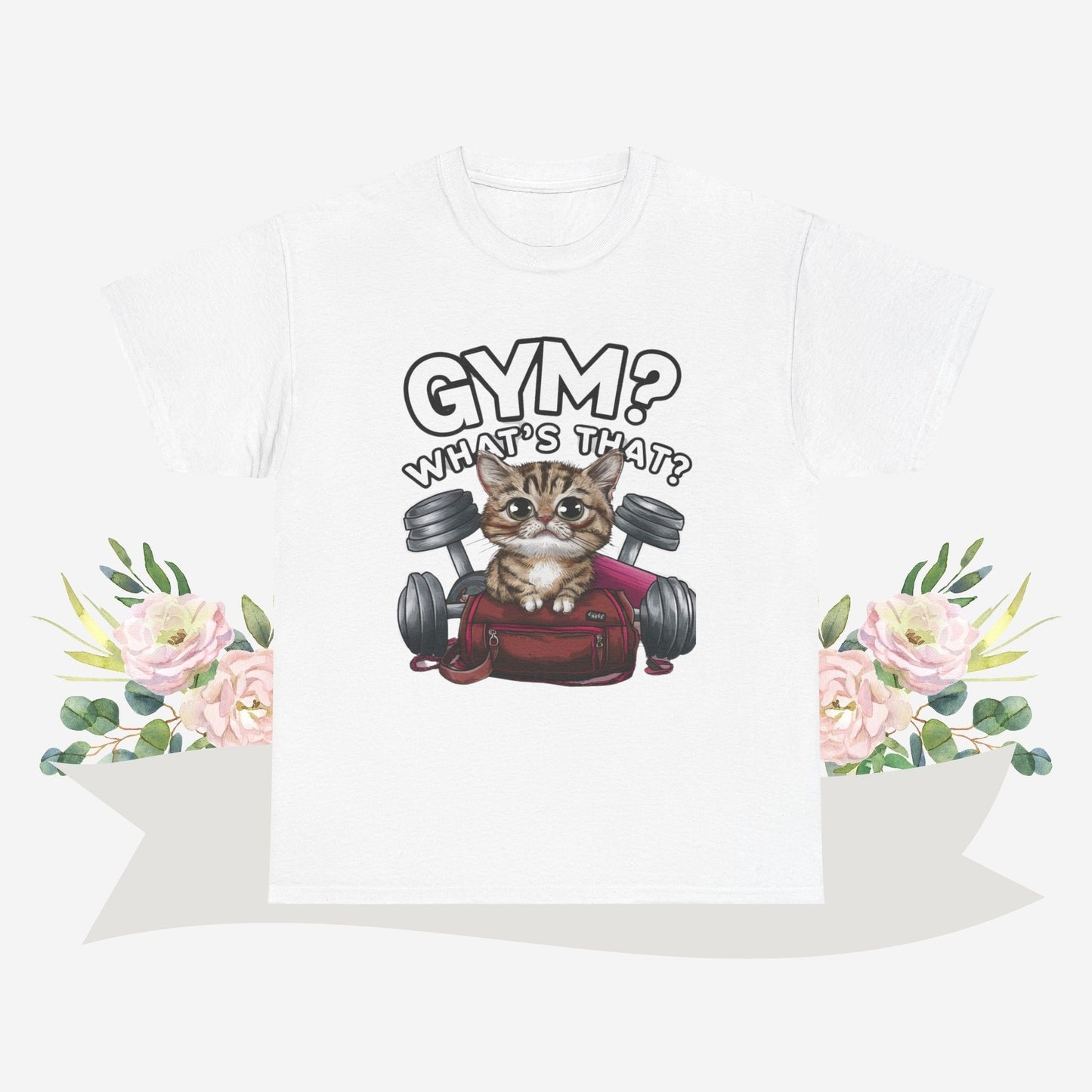 Gym What That Cotton Crew Neck Tshirt