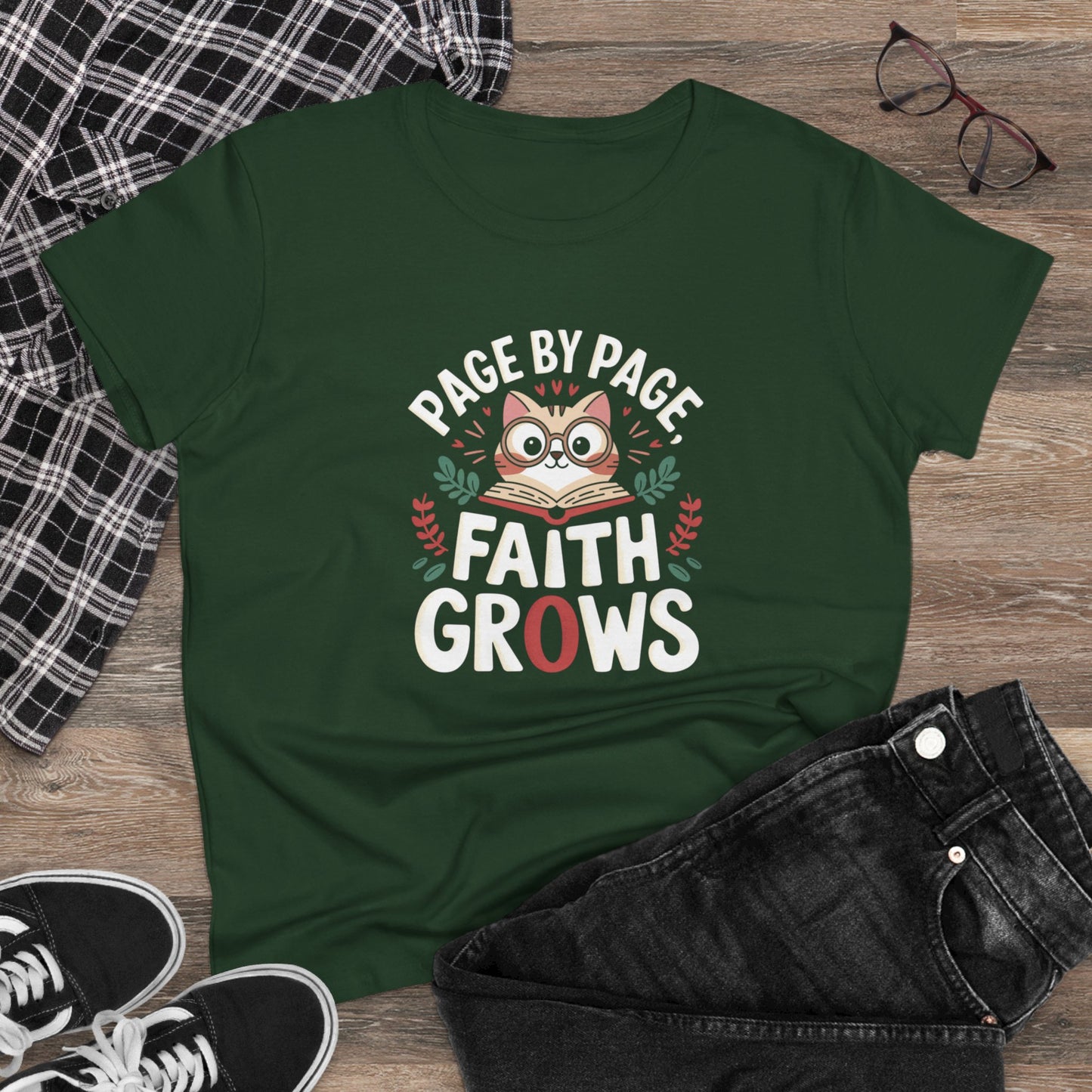 Faithful Threads Women Cotton Tshirt