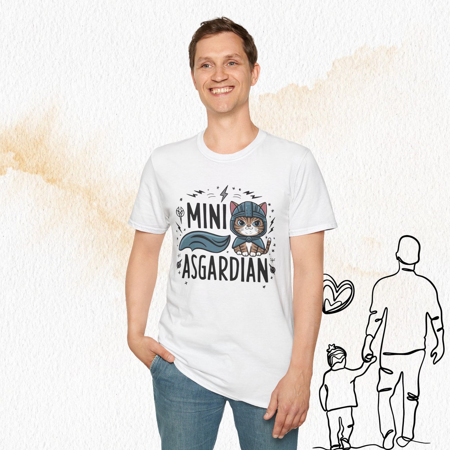 Mini Asgardian Cotton Men T-Shirt