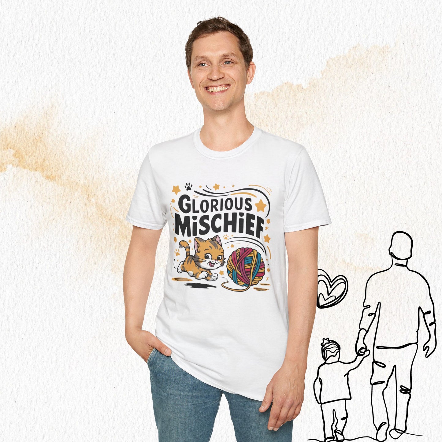 Glorious Mischief Cotton Men T-Shirt