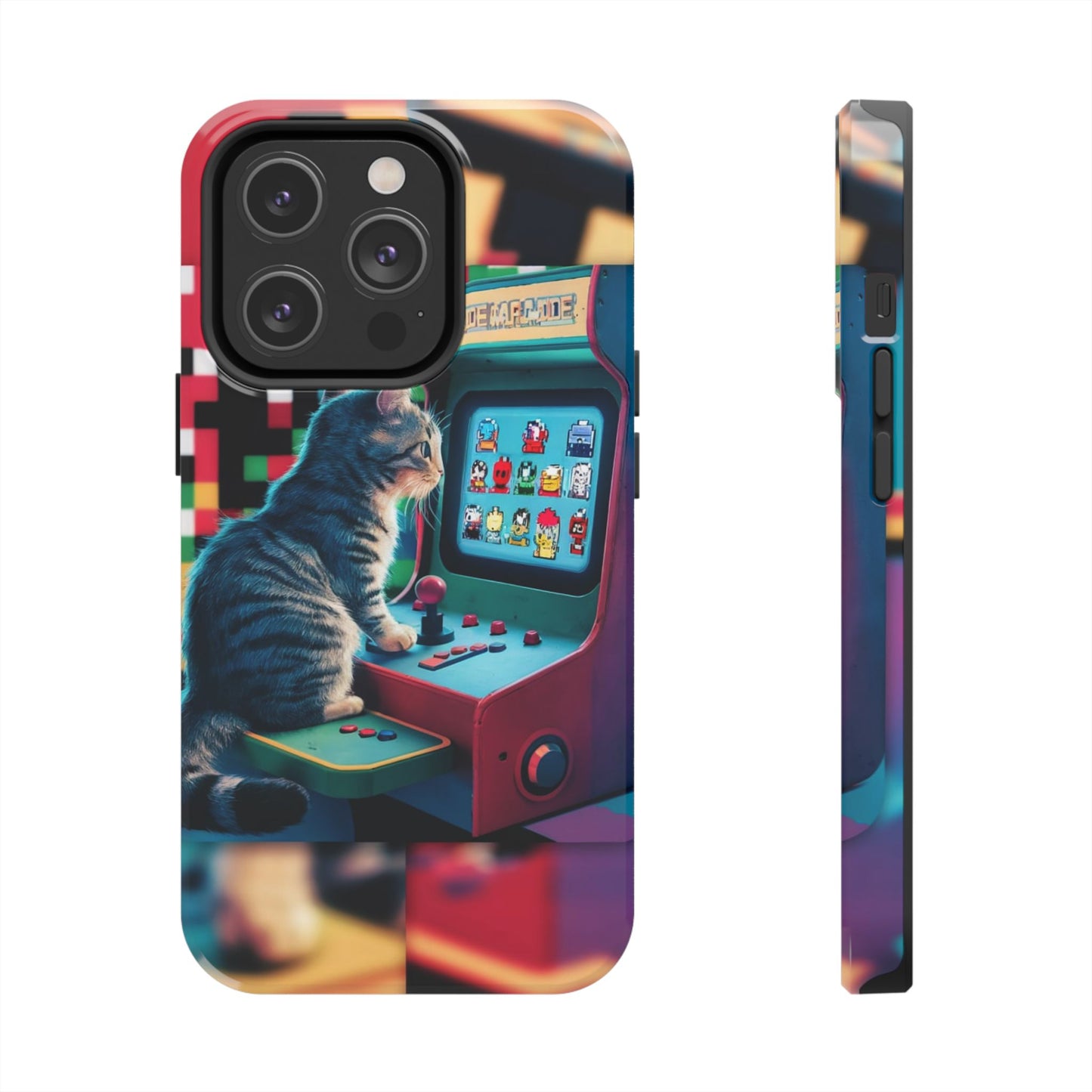 Meowstalgia Wireless Charging Support Tough Case.