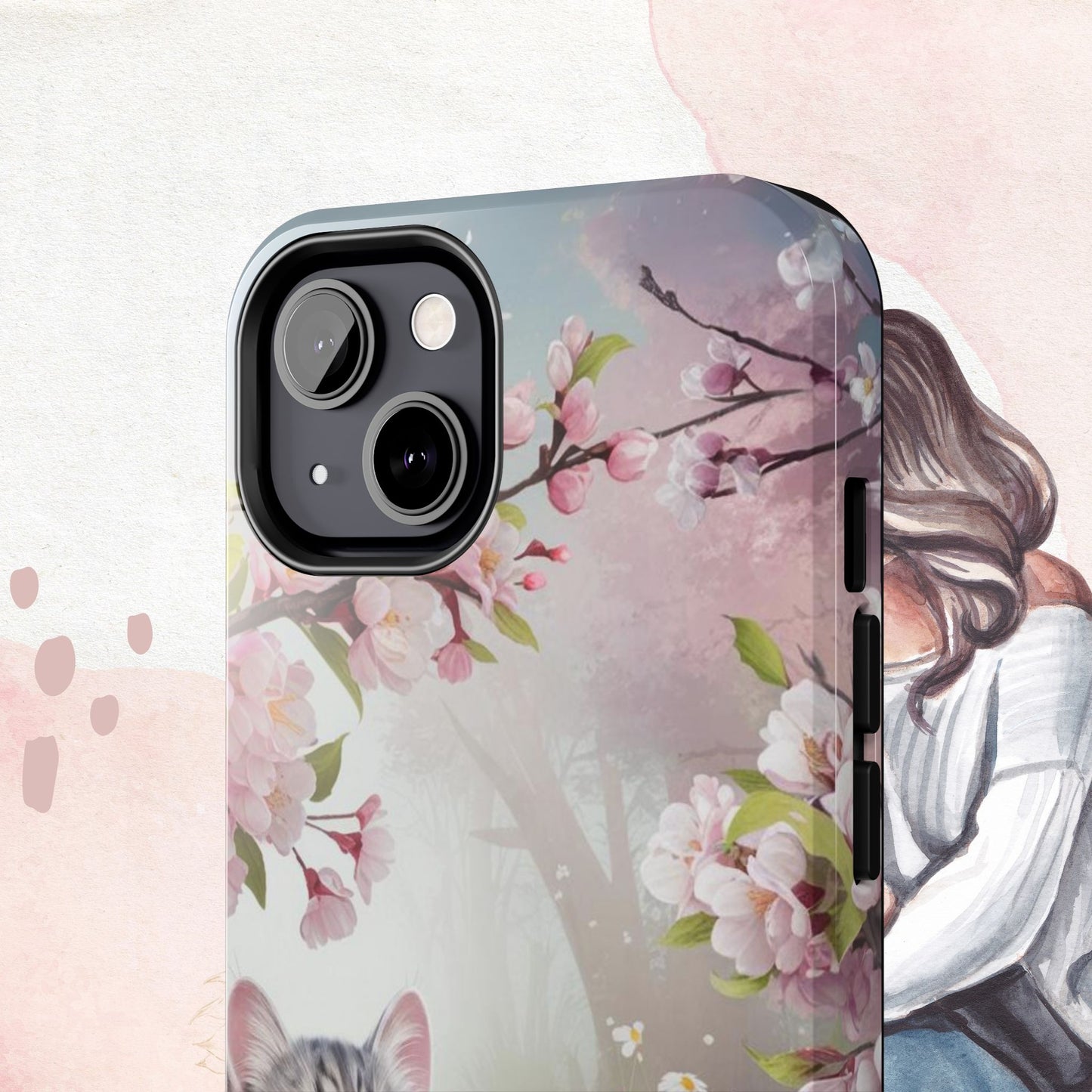 Lavender Lullaby Wireless Charging Support Tough Case