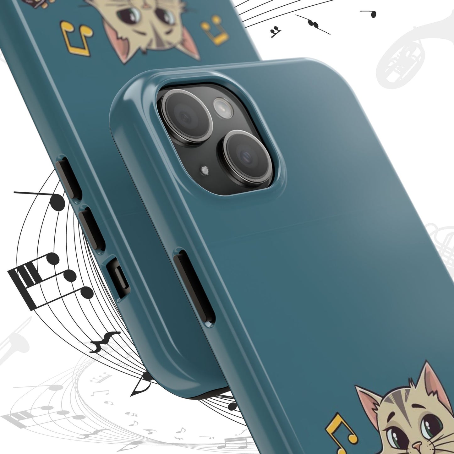 Tuneful Treasures Wireless Charging Support Tough Case.