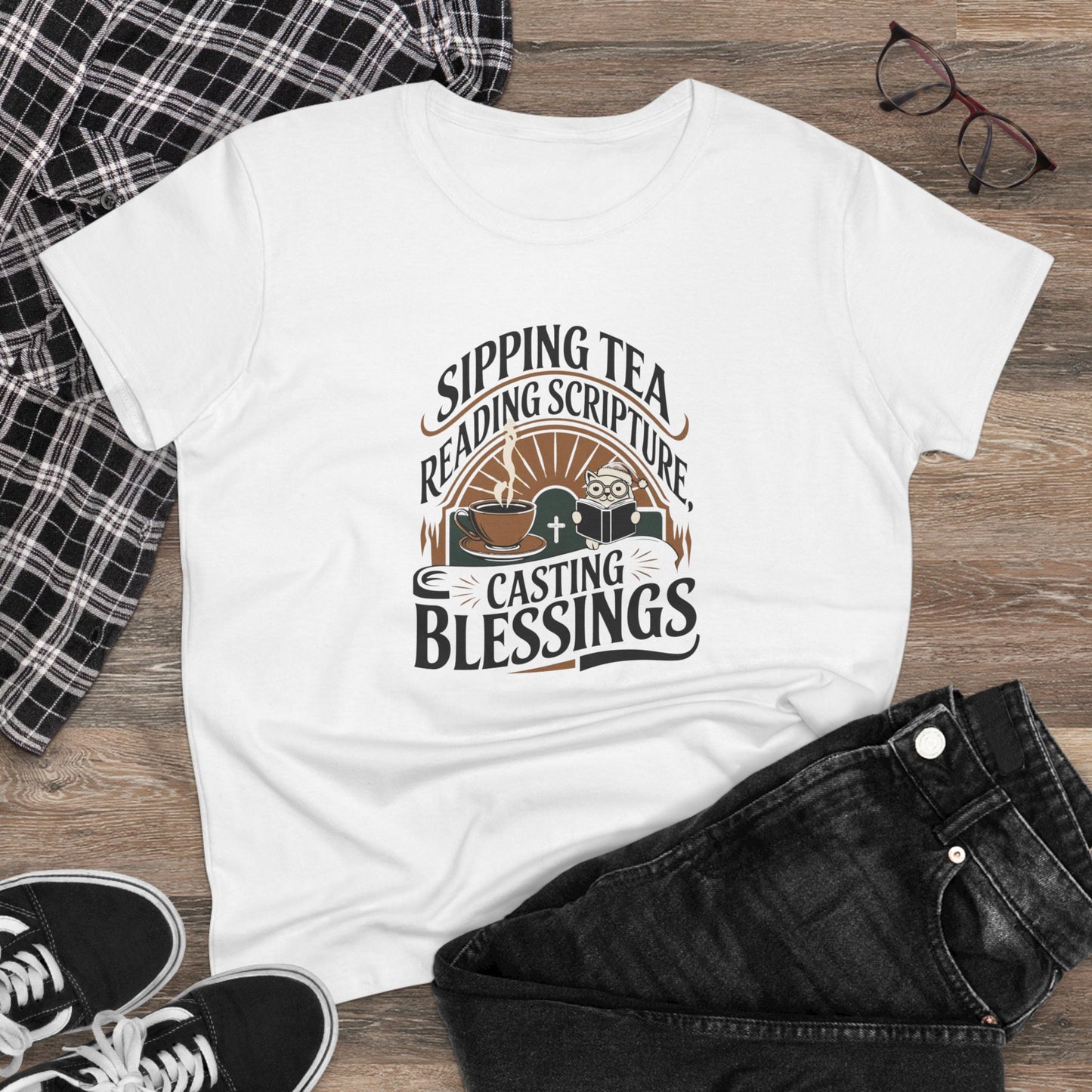 Brewed Brilliance Women Cotton Tshirt