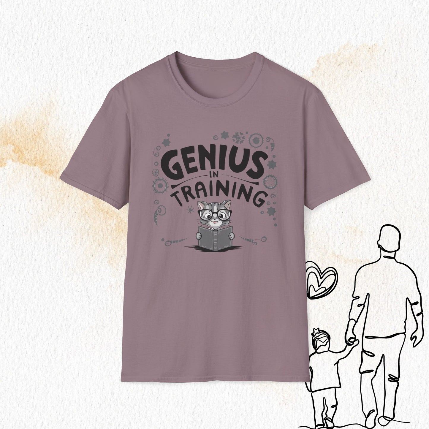 Genius In Training Cotton Men T-Shirt
