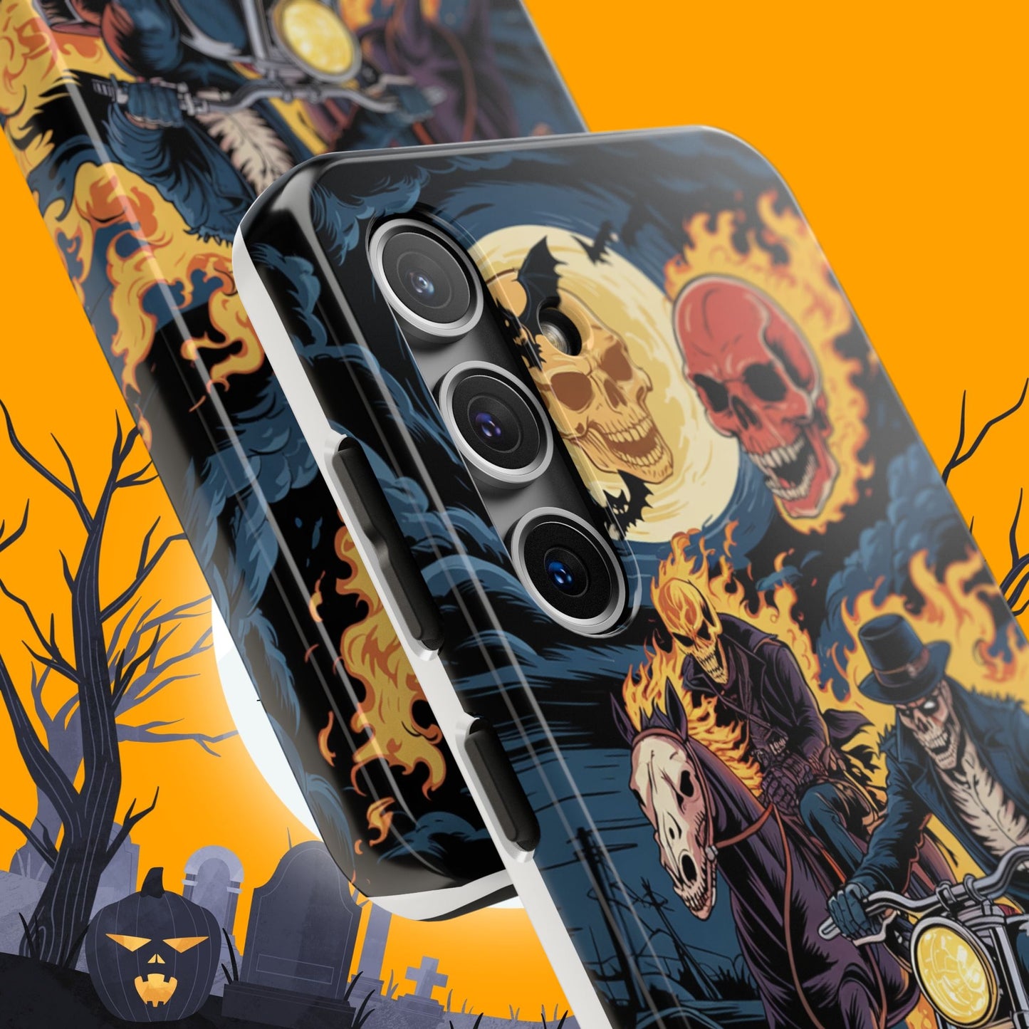 Ghost Rider Wireless Charging Support Tough Case