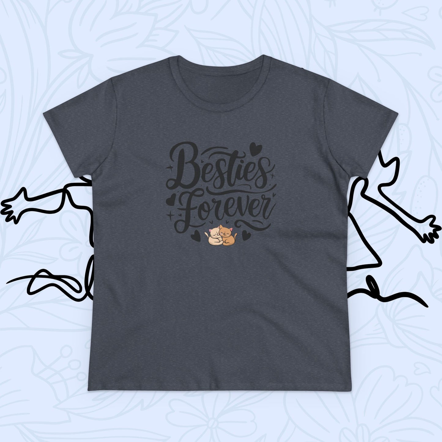 Besties Forever Women Cotton Tshirt