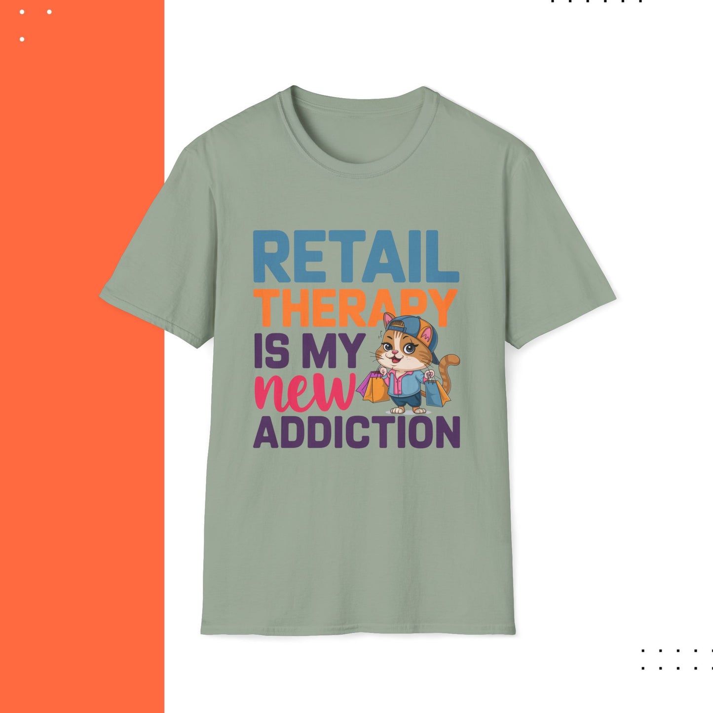 Retail Therapy Cotton T-Shirt