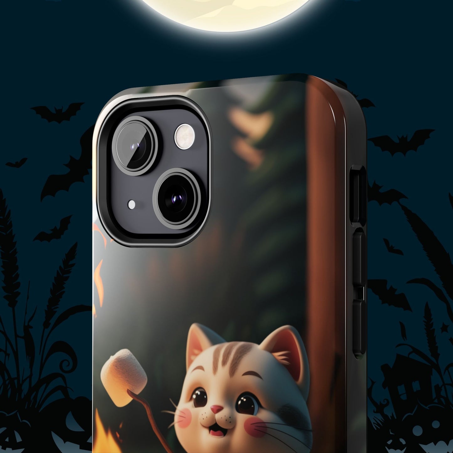 Meowstic Grip Wireless Charging Support Tough Case.