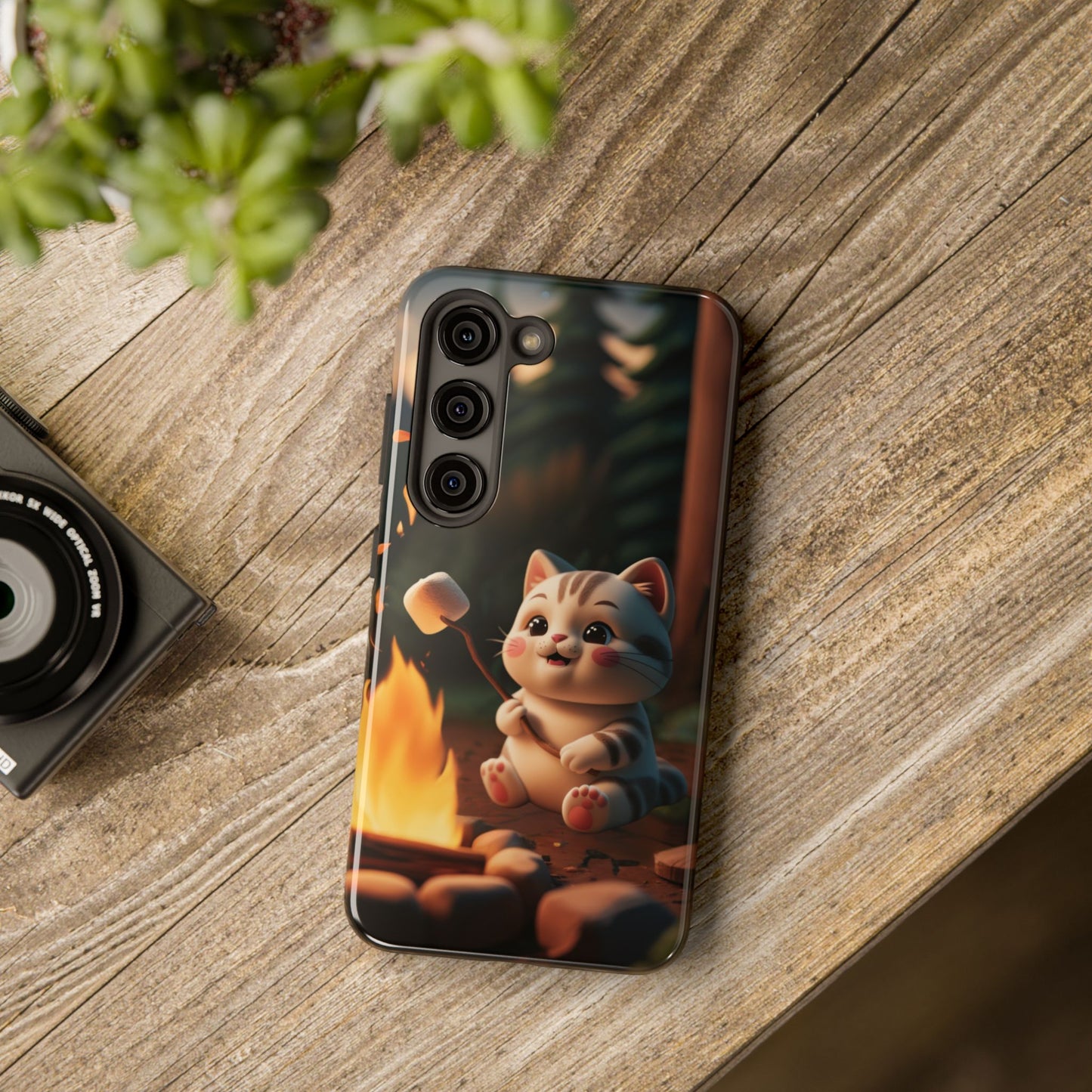 Meowstic Grip Wireless Charging Support Tough Case.