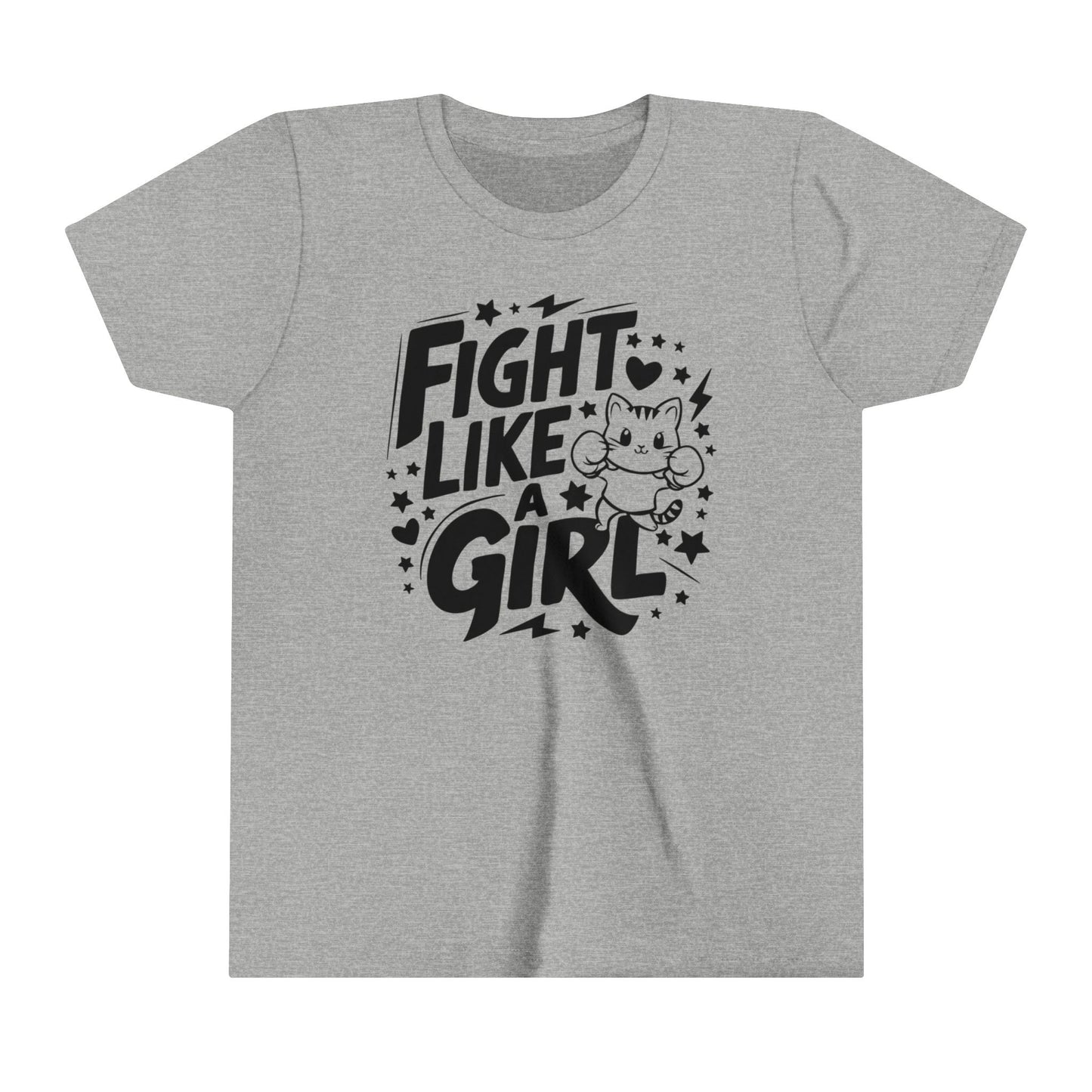 Fight Like Girl Youth Heavy Cotton T-Shirt