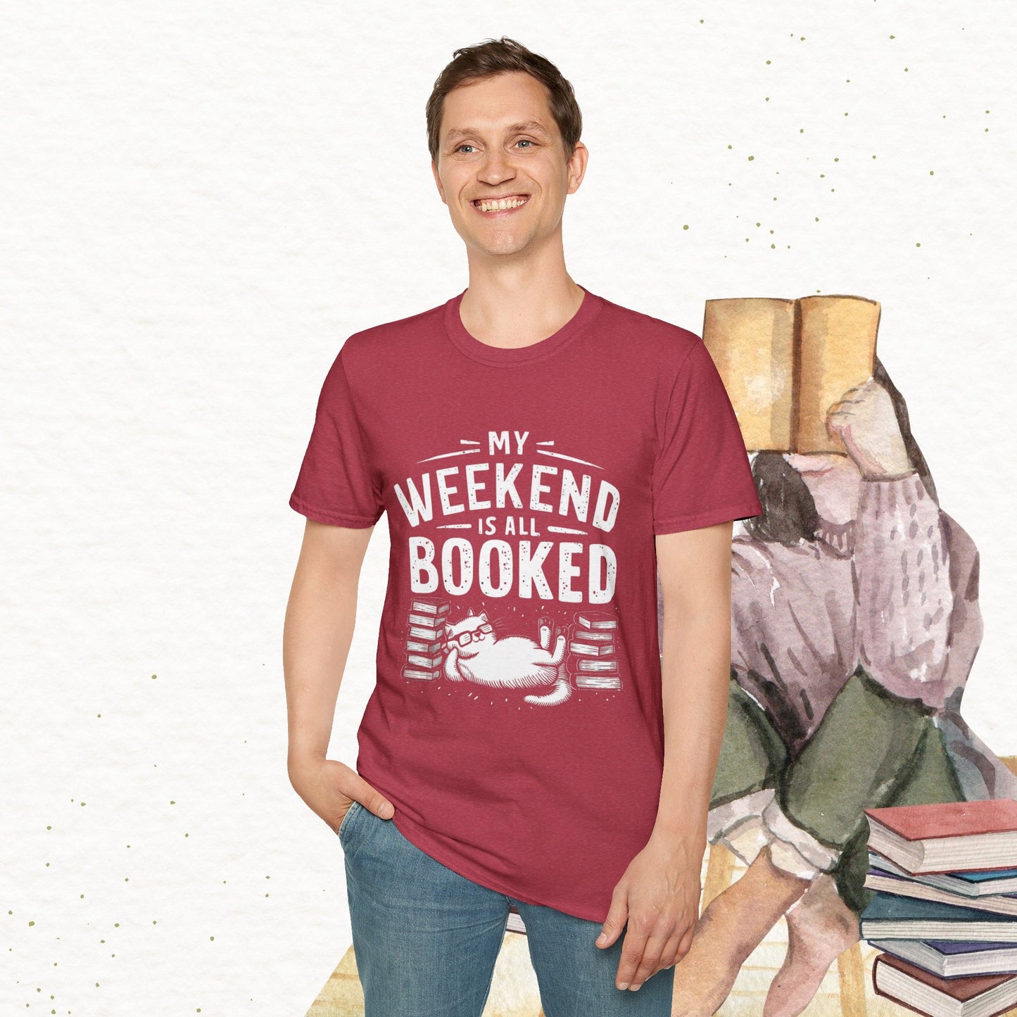 My Weekend Is All Booked Cotton Tee