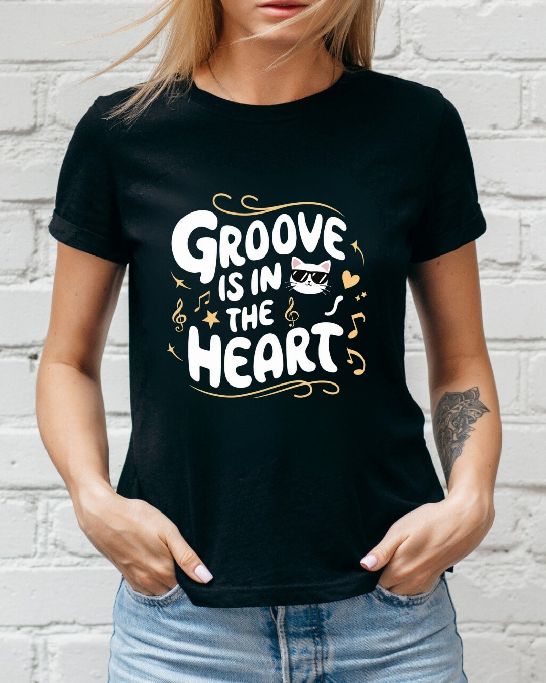 Groove In The Heart Cotton T-Shirt