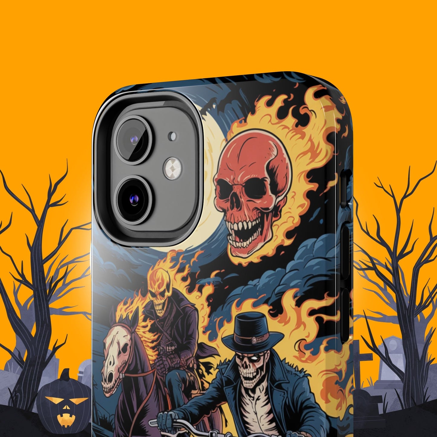 Ghost Rider Wireless Charging Support Tough Case