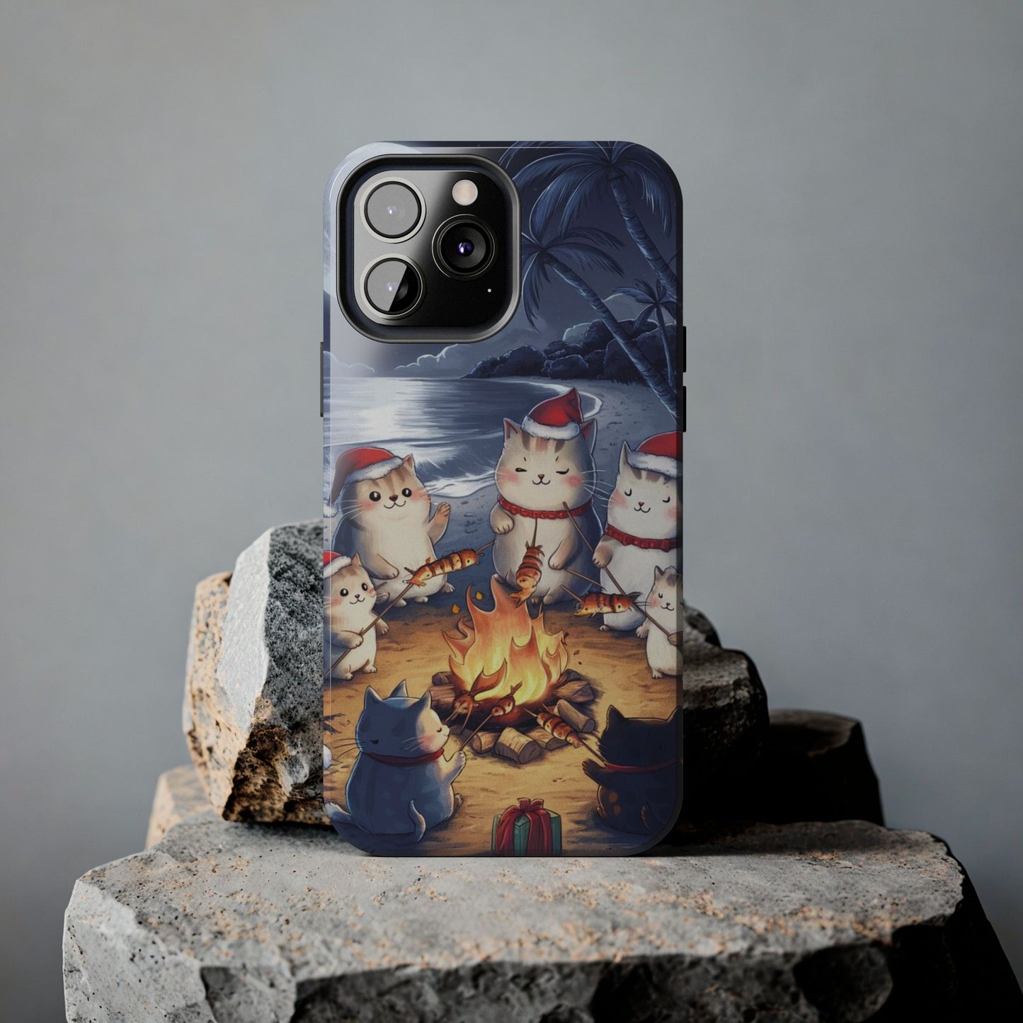 Meowmas Magic Wireless Charging Support Tough Case