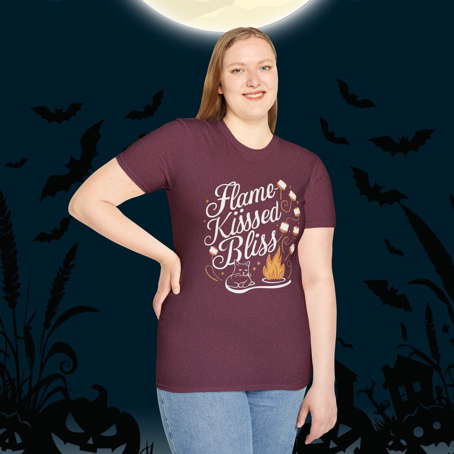Flame Kiss Bliss Cotton Tee