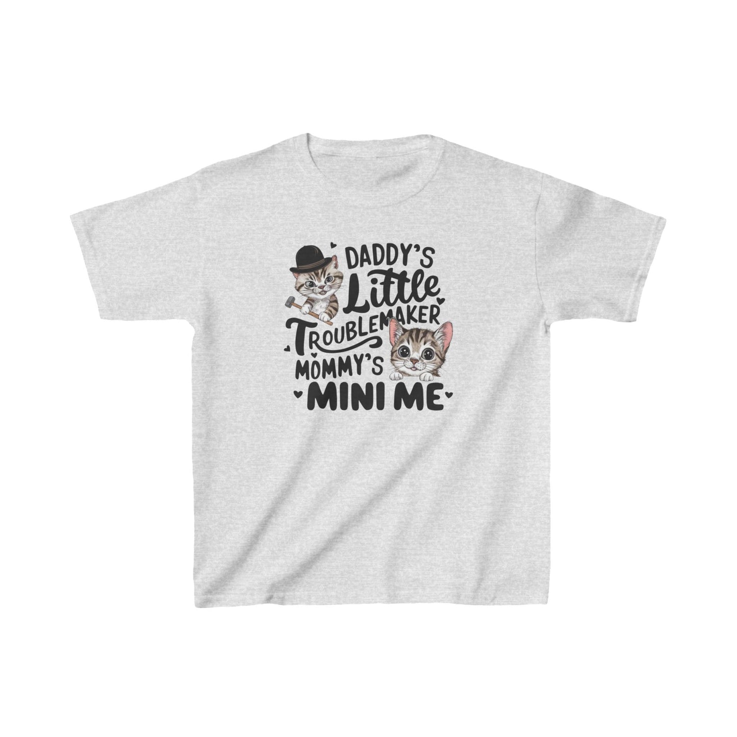 Daddy Little Troublemaker Kid Cotton Tshirts