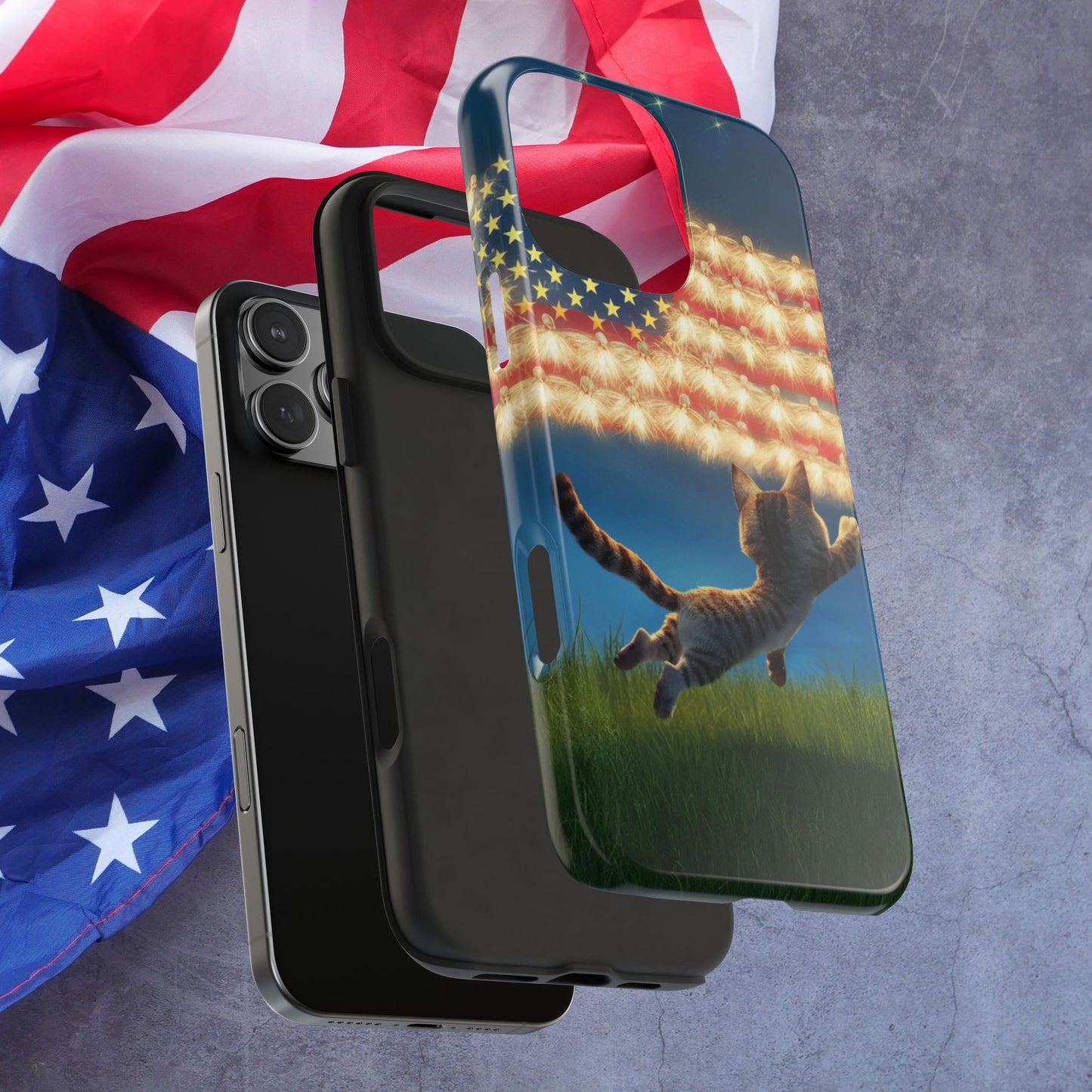 Eagle Eye Wireless Charging Support Tough Case
