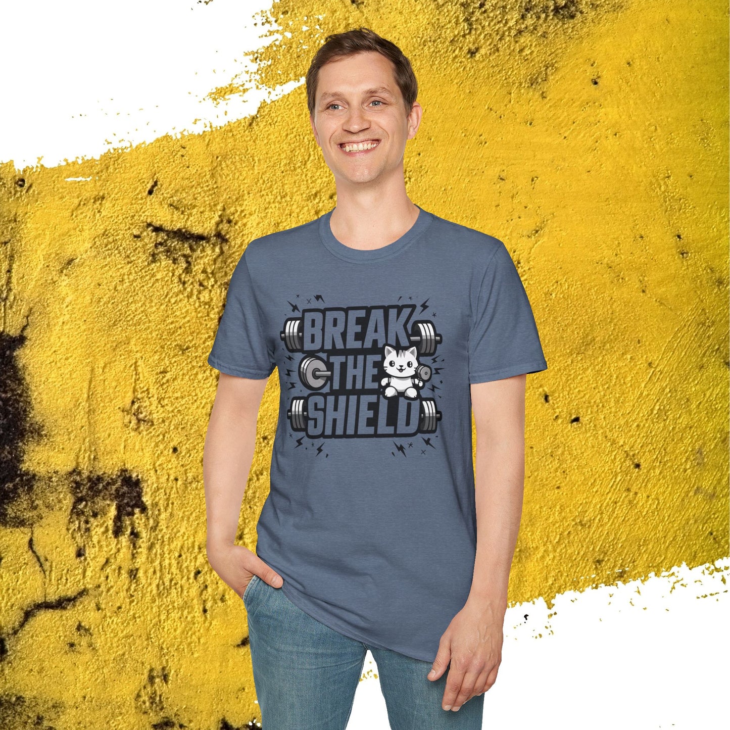Break The Shield Cotton Men Tee