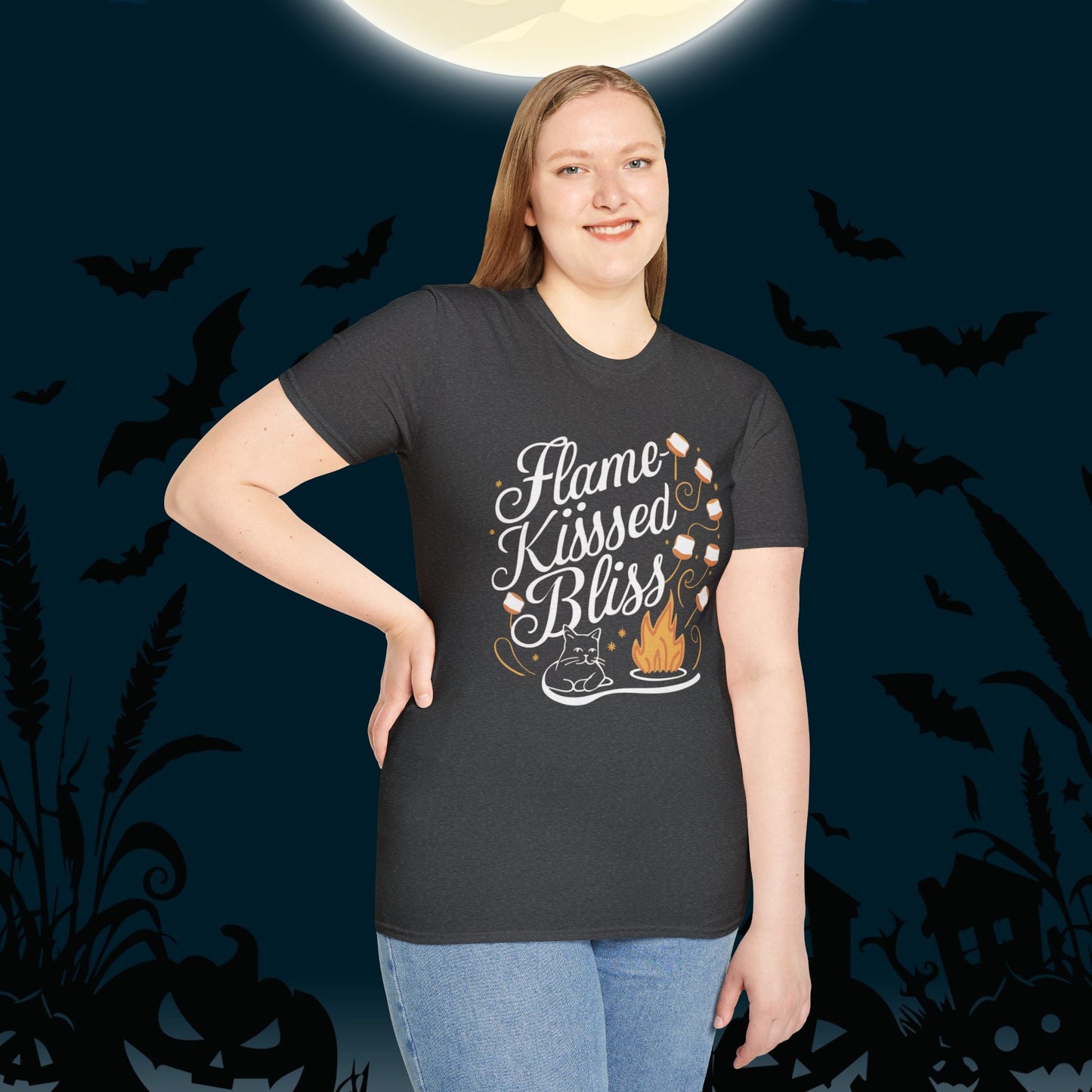 Flame Kiss Bliss Cotton Tee