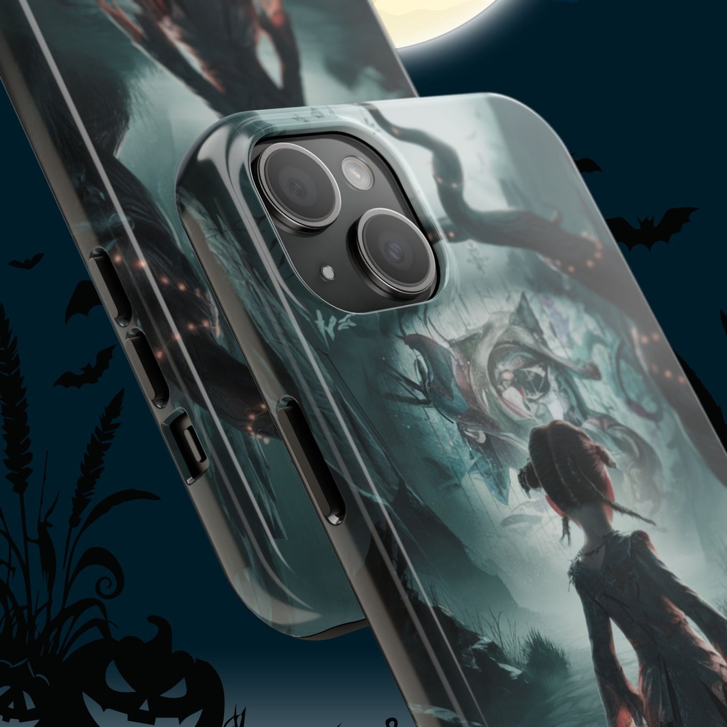 Feline Festivities Wireless Charging Support Tough Case.