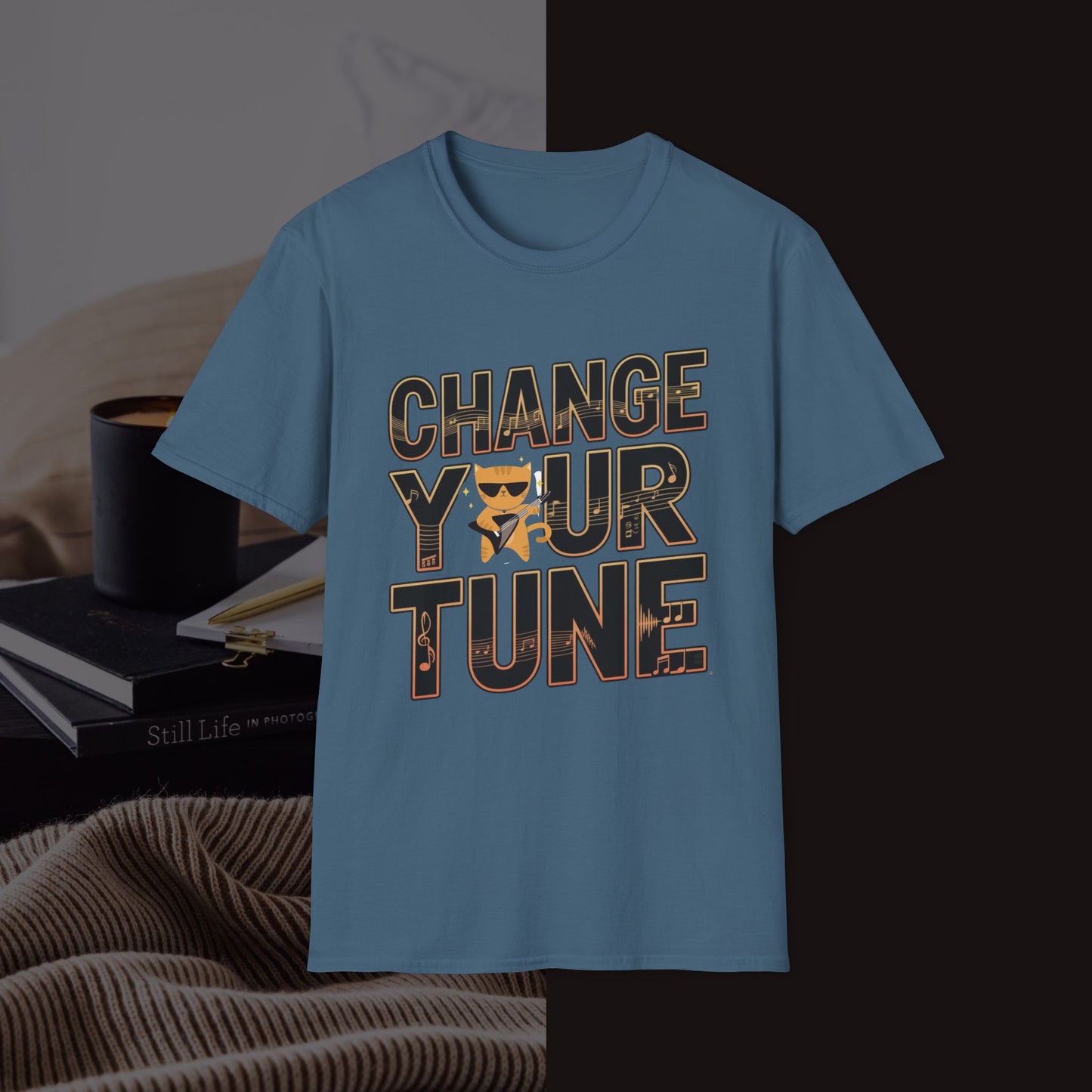 Change Your Tune Music Idiom Unisex Softstyle T-Shirt