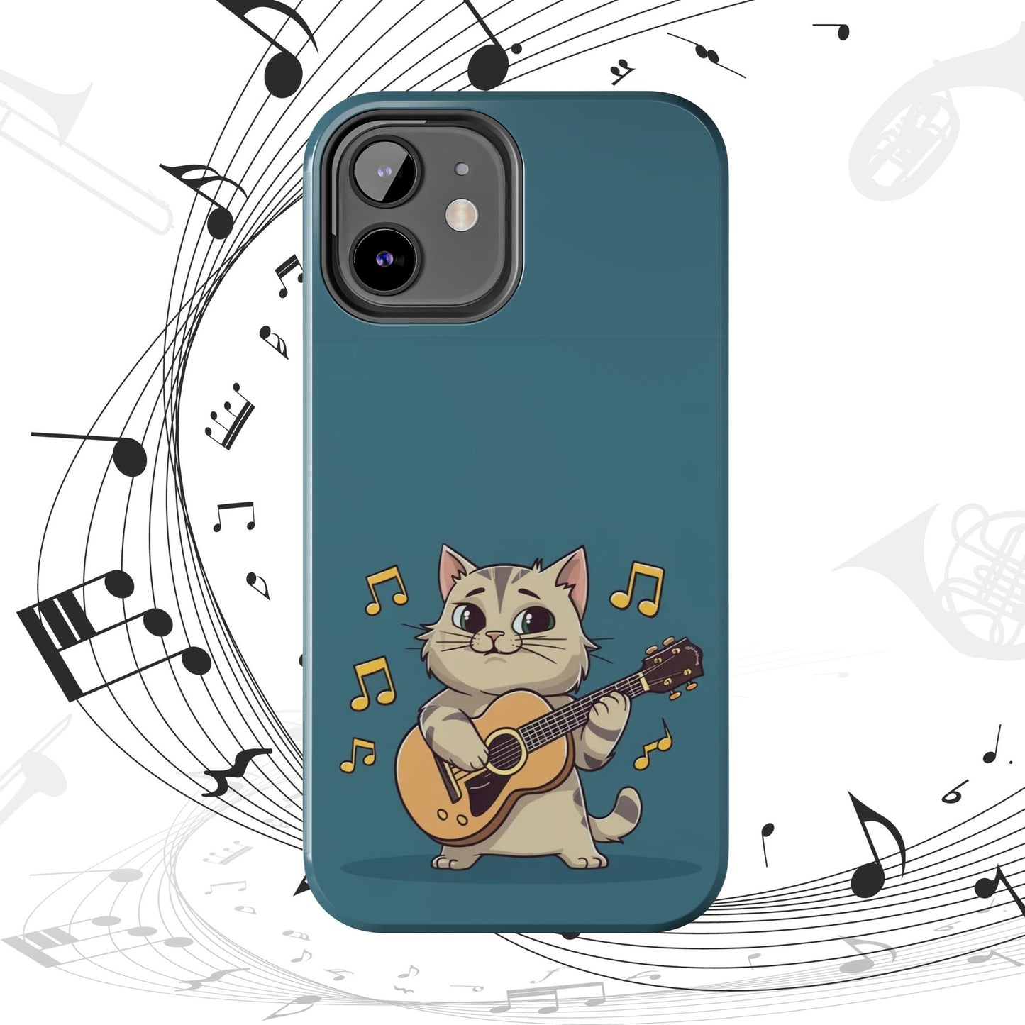 Tuneful Treasures Wireless Charging Support Tough Case.