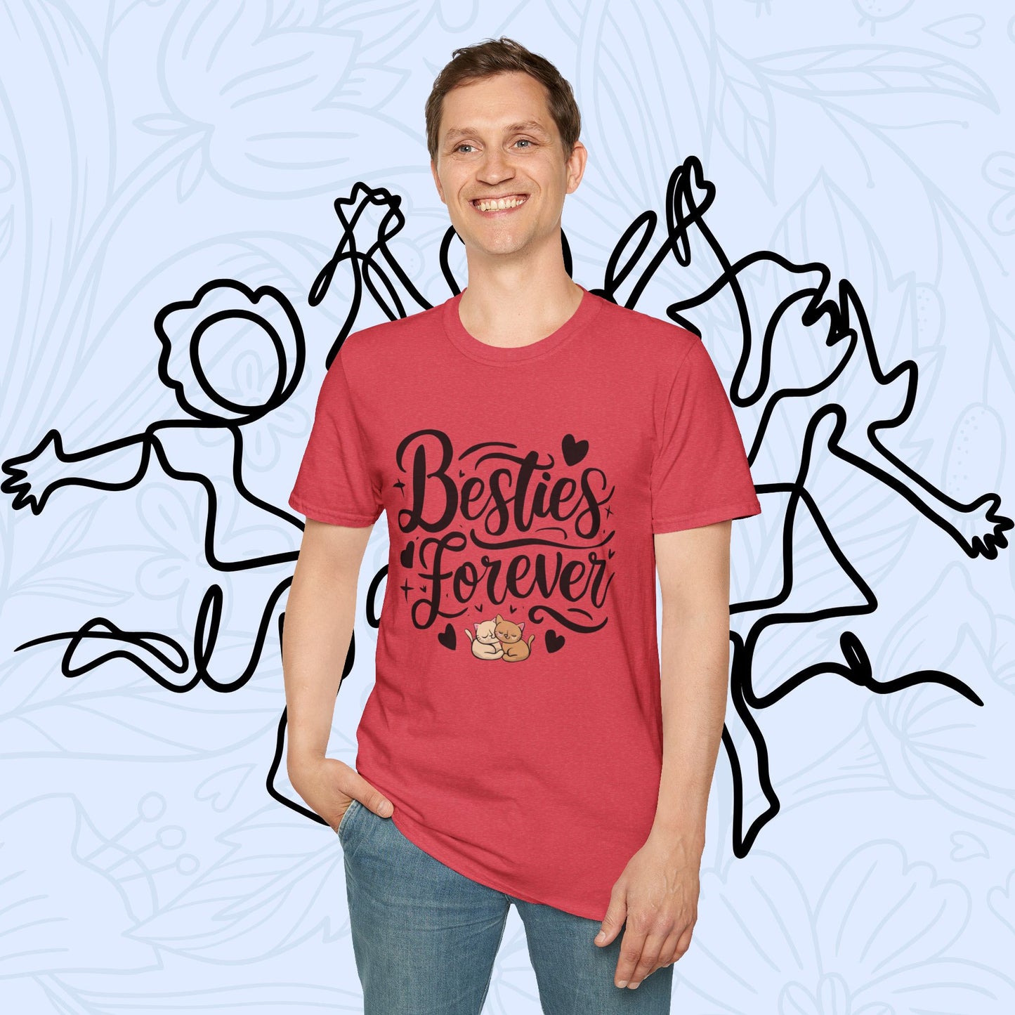 Besties Forever Cotton T-Shirt