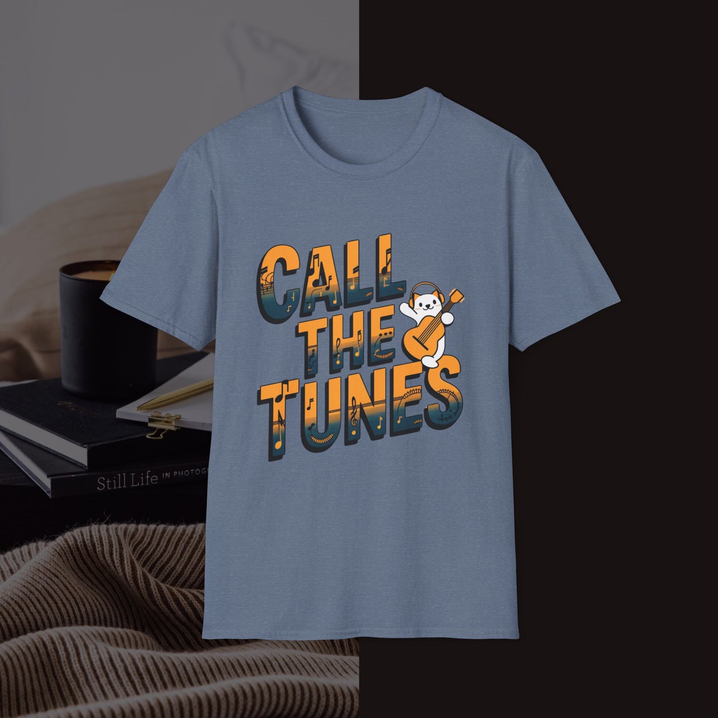 Call The Tunes Music Idiom Unisex Softstyle T-Shirts