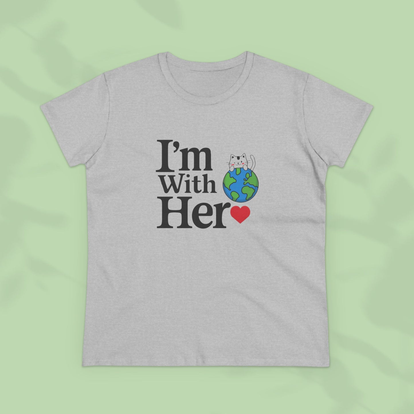 I am With Her Women Cotton Tees