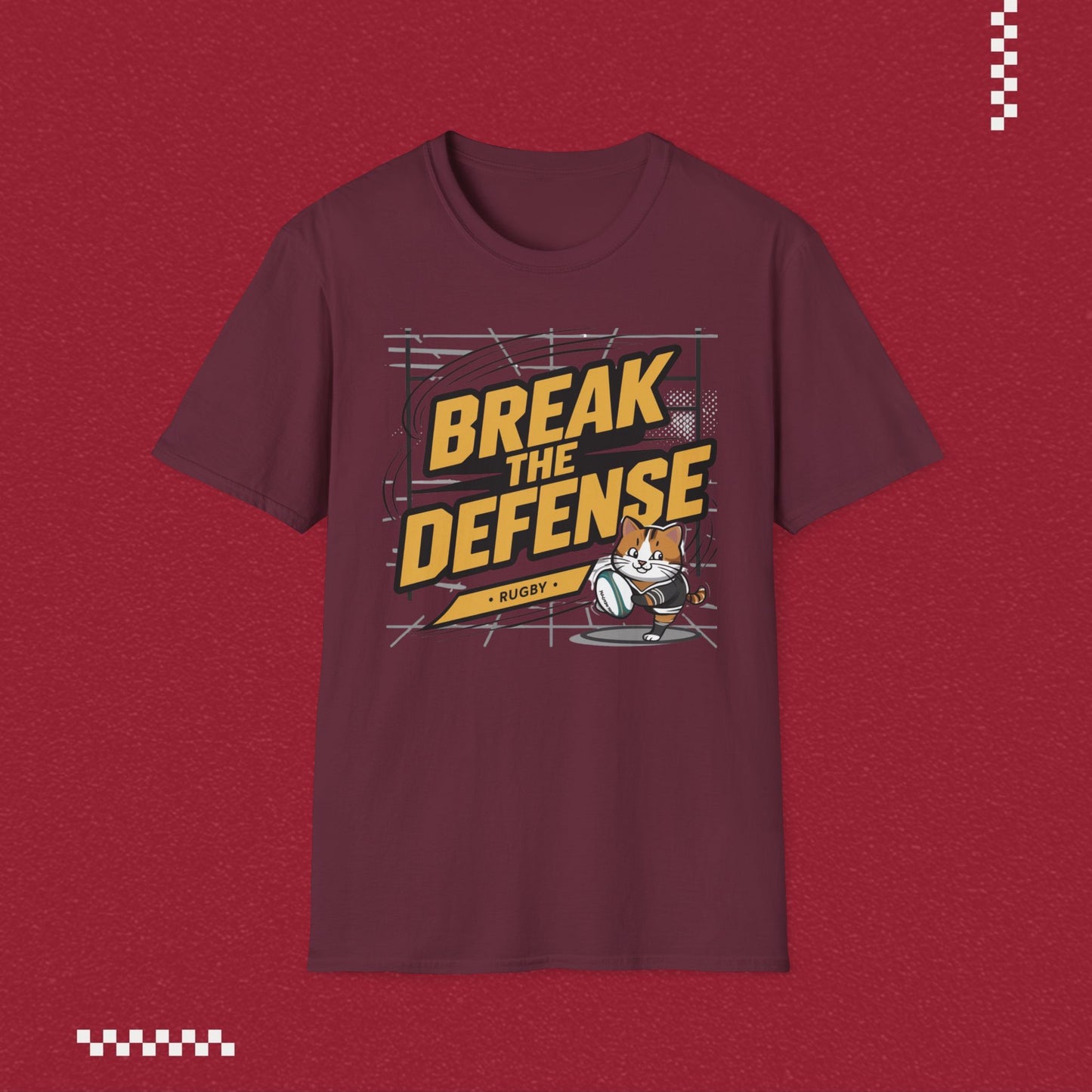 Break The Defence Crew Neck Cotton Men Tshirt