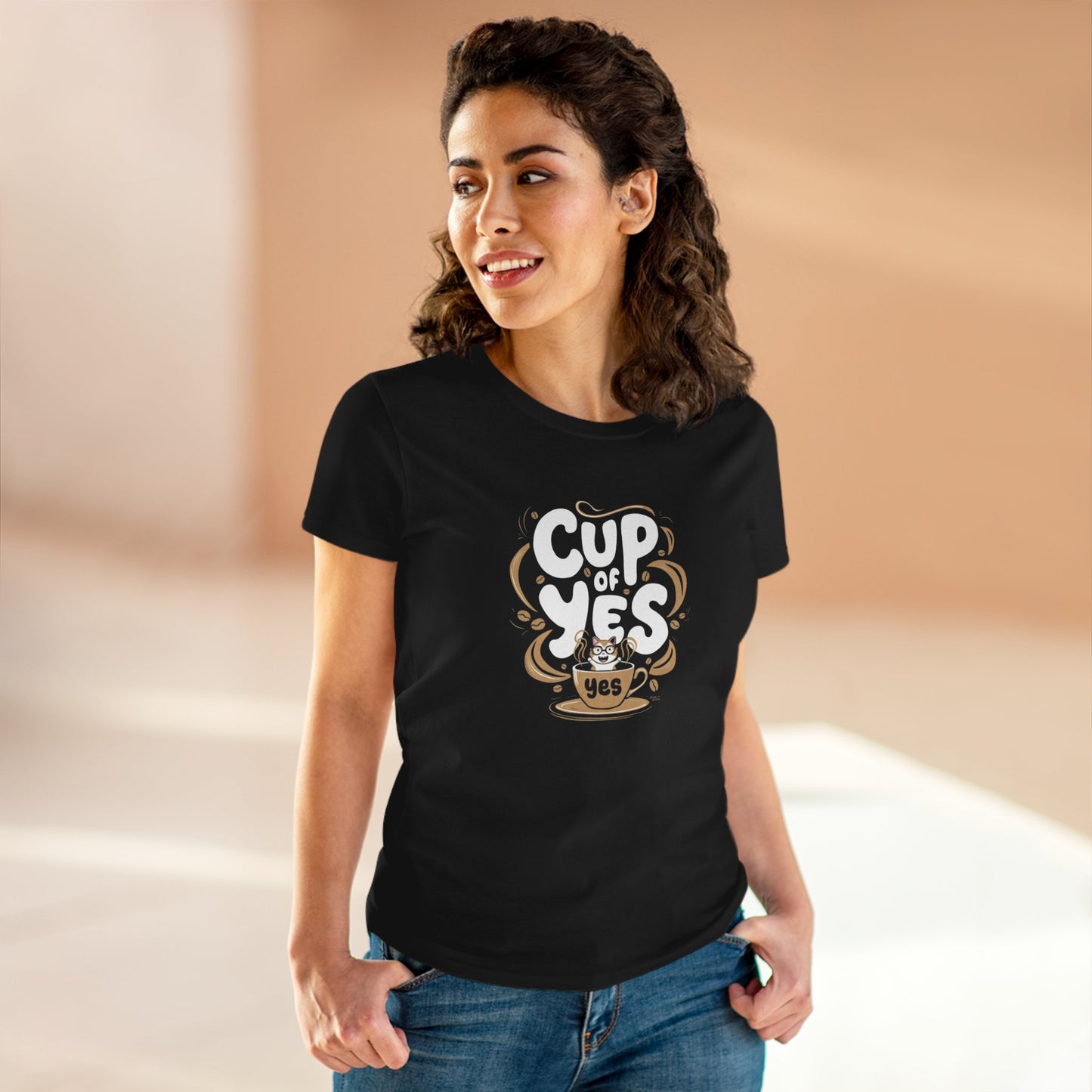 Cup of Yes Coffee Lover Women T-Shirt