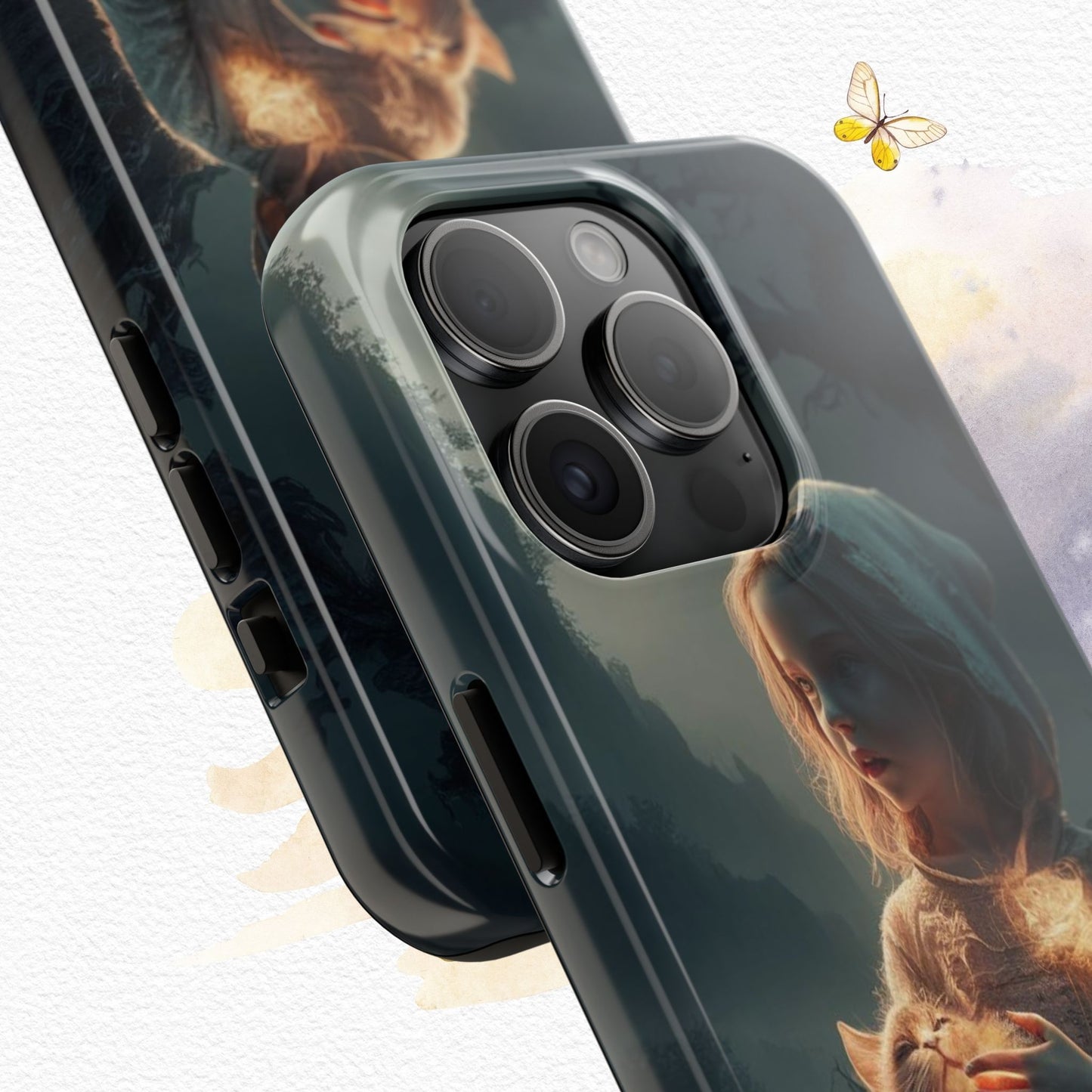 Glitter Guardian Wireless Charging Support Tough Case