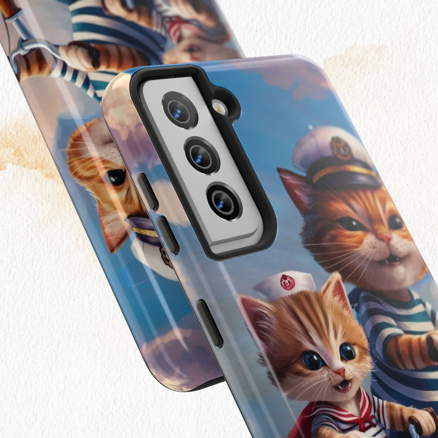 Nine Lives Wireless Charging Support Tough Case