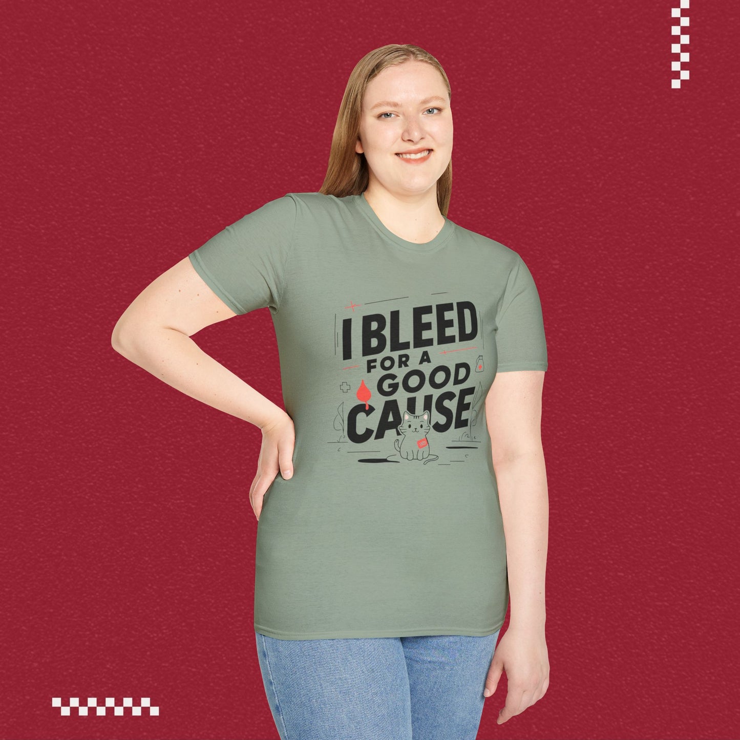 I Bleed For Good Cause Cotton T-Shirt