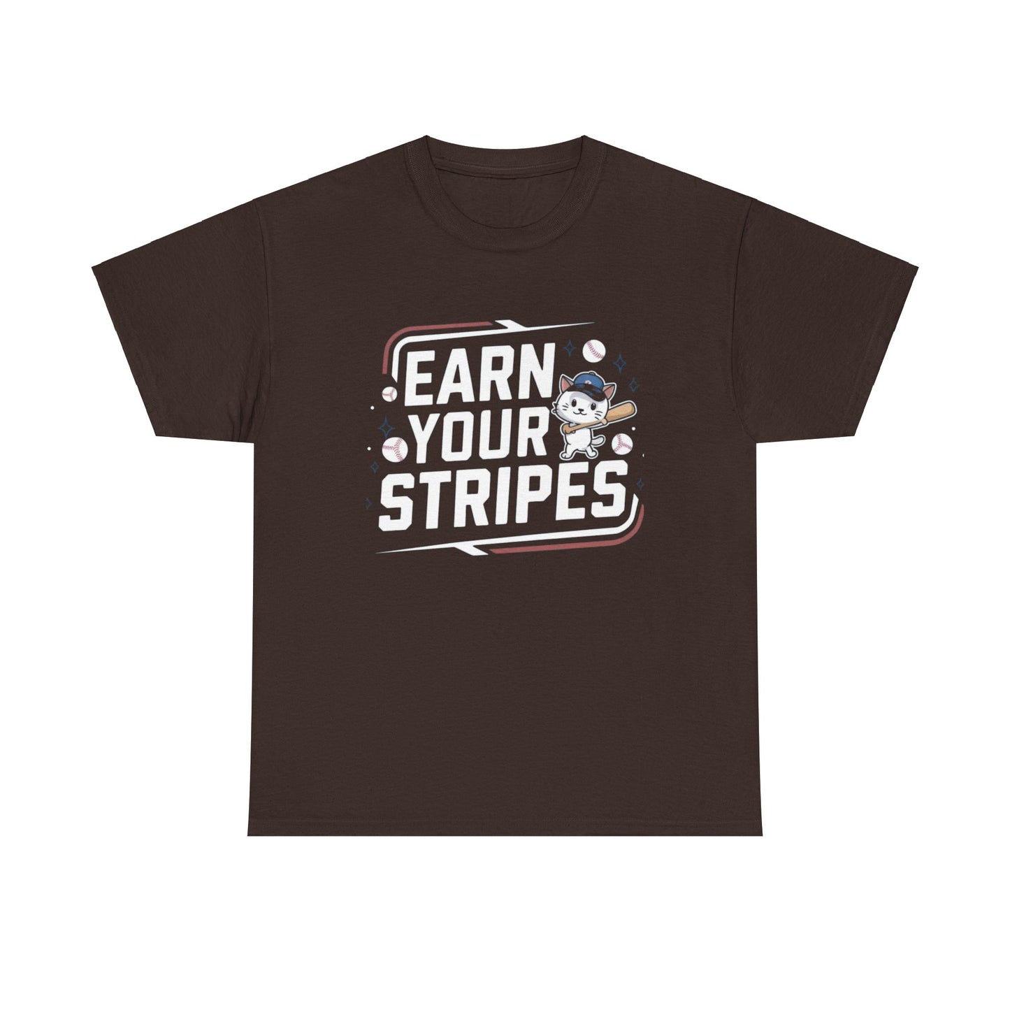Earn Your Stripes Baseball Crew Neck Tee