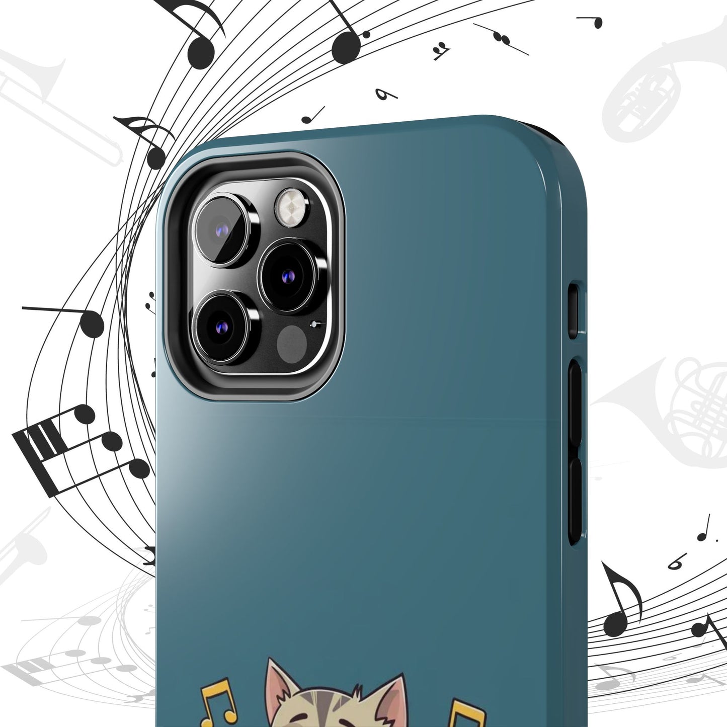 Tuneful Treasures Wireless Charging Support Tough Case.
