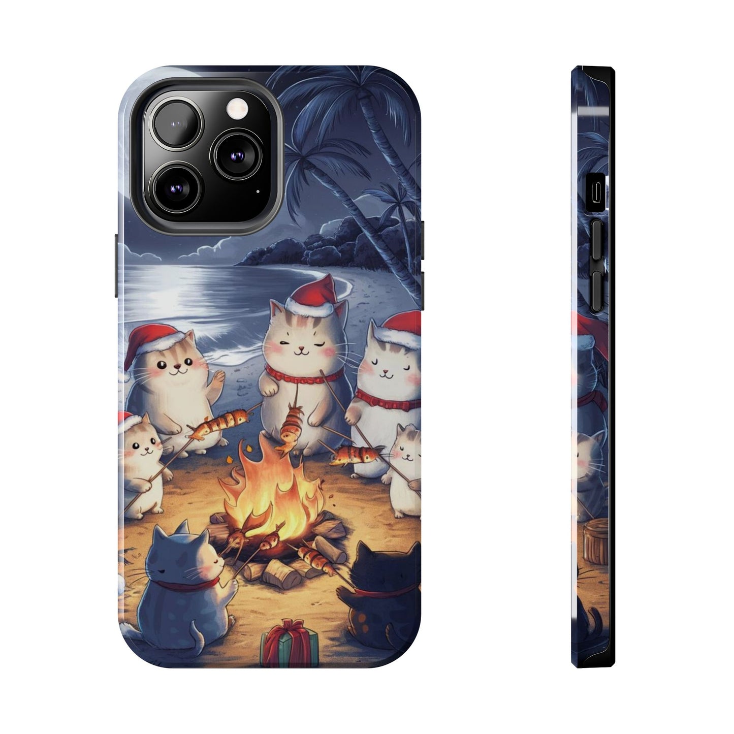 Meowmas Magic Wireless Charging Support Tough Case