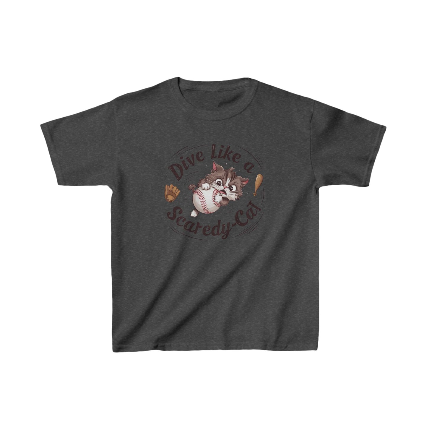 Dive Like Scaredy kid Cotton T-Shirt