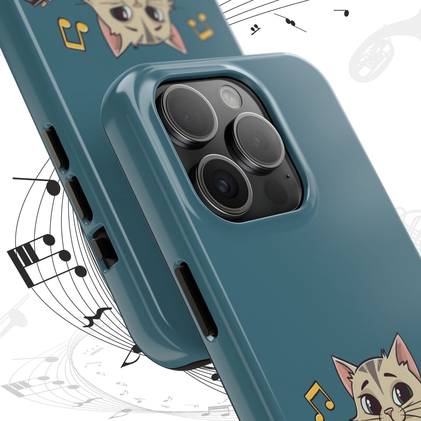Tuneful Treasures Wireless Charging Support Tough Case.