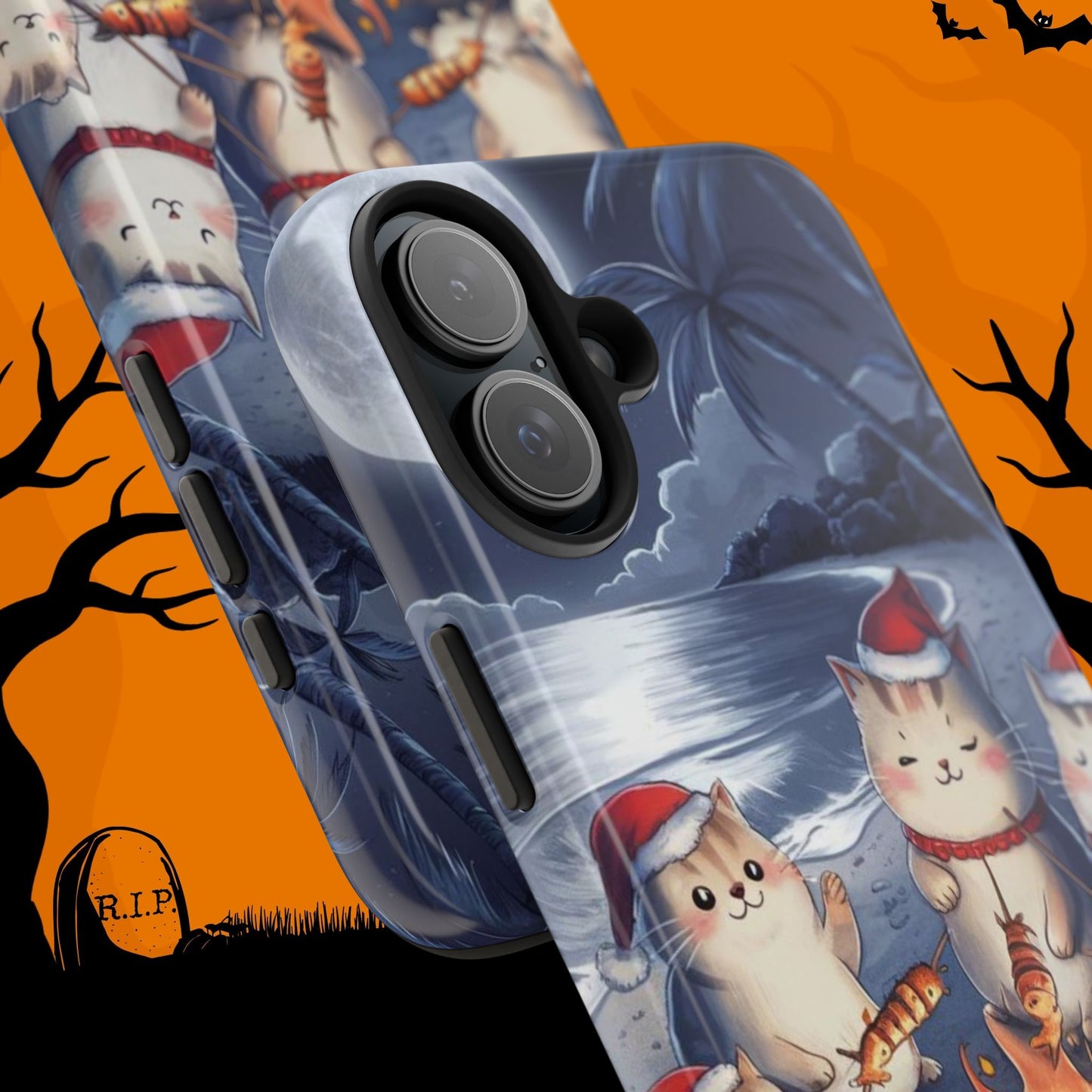 Meowmas Magic Wireless Charging Support Tough Case