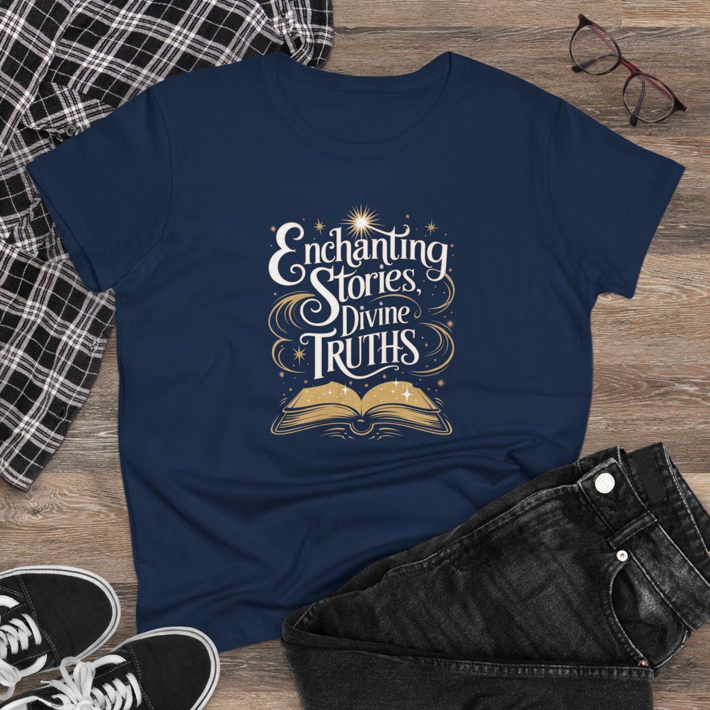 Spiritual Saga Women Cotton Tshirt