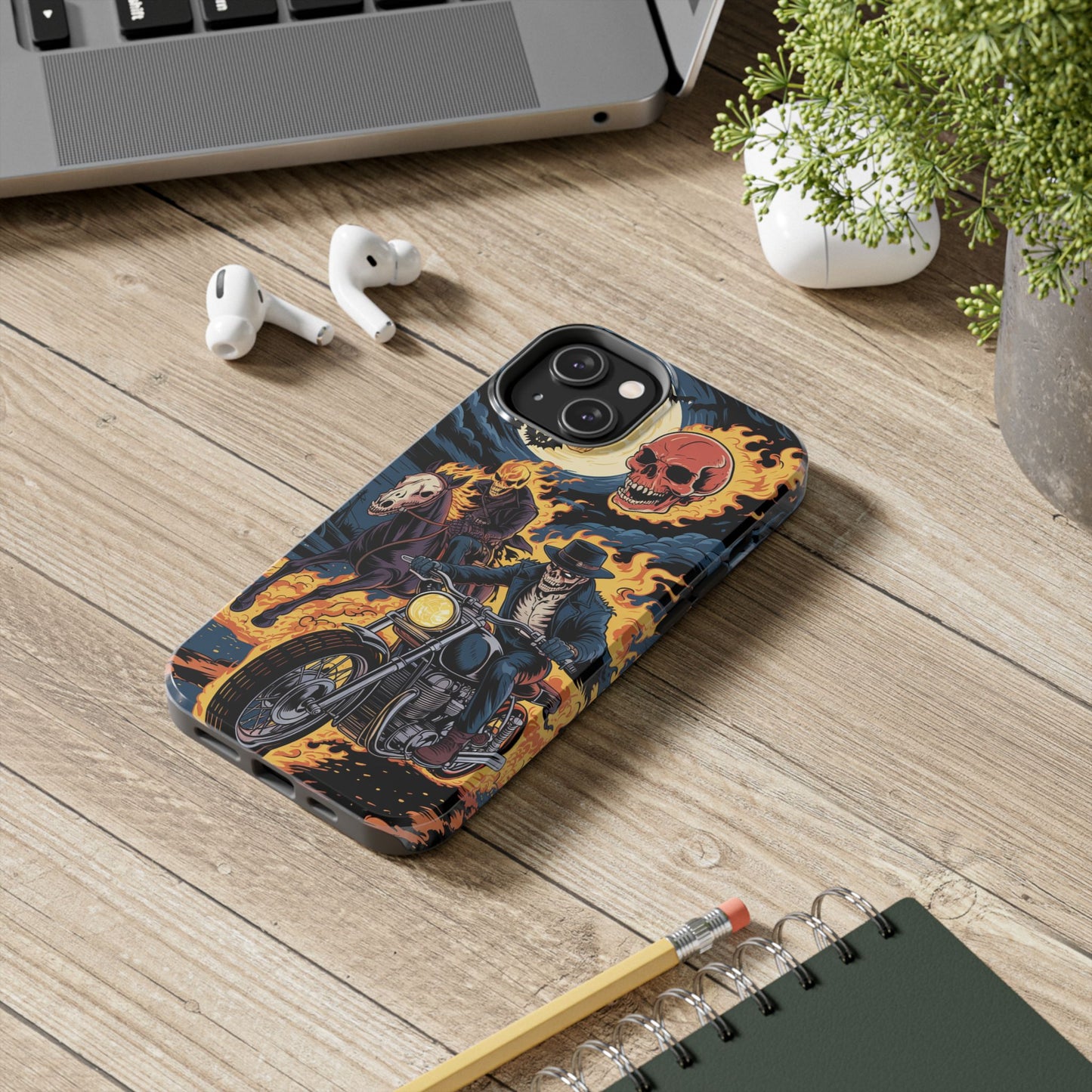 Ghost Rider Wireless Charging Support Tough Case