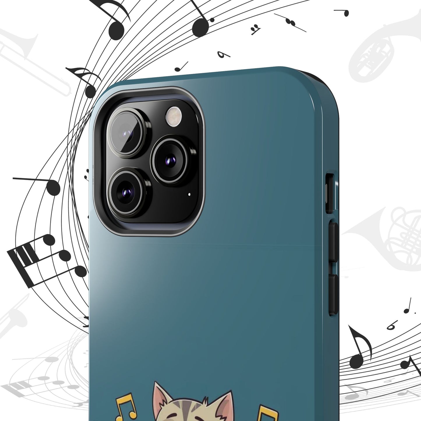 Tuneful Treasures Wireless Charging Support Tough Case.