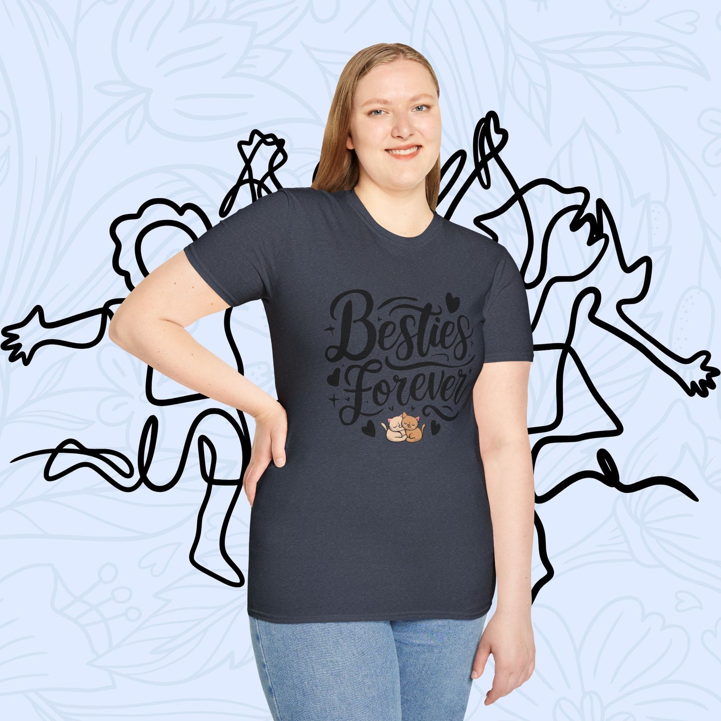 Besties Forever Cotton T-Shirt