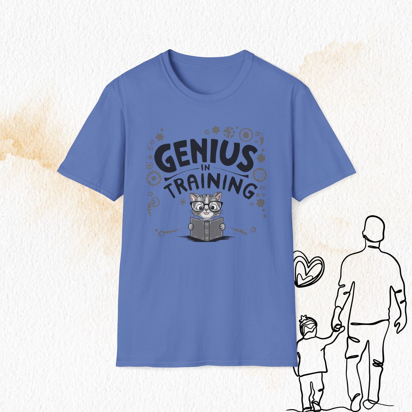 Genius In Training Cotton Men T-Shirt