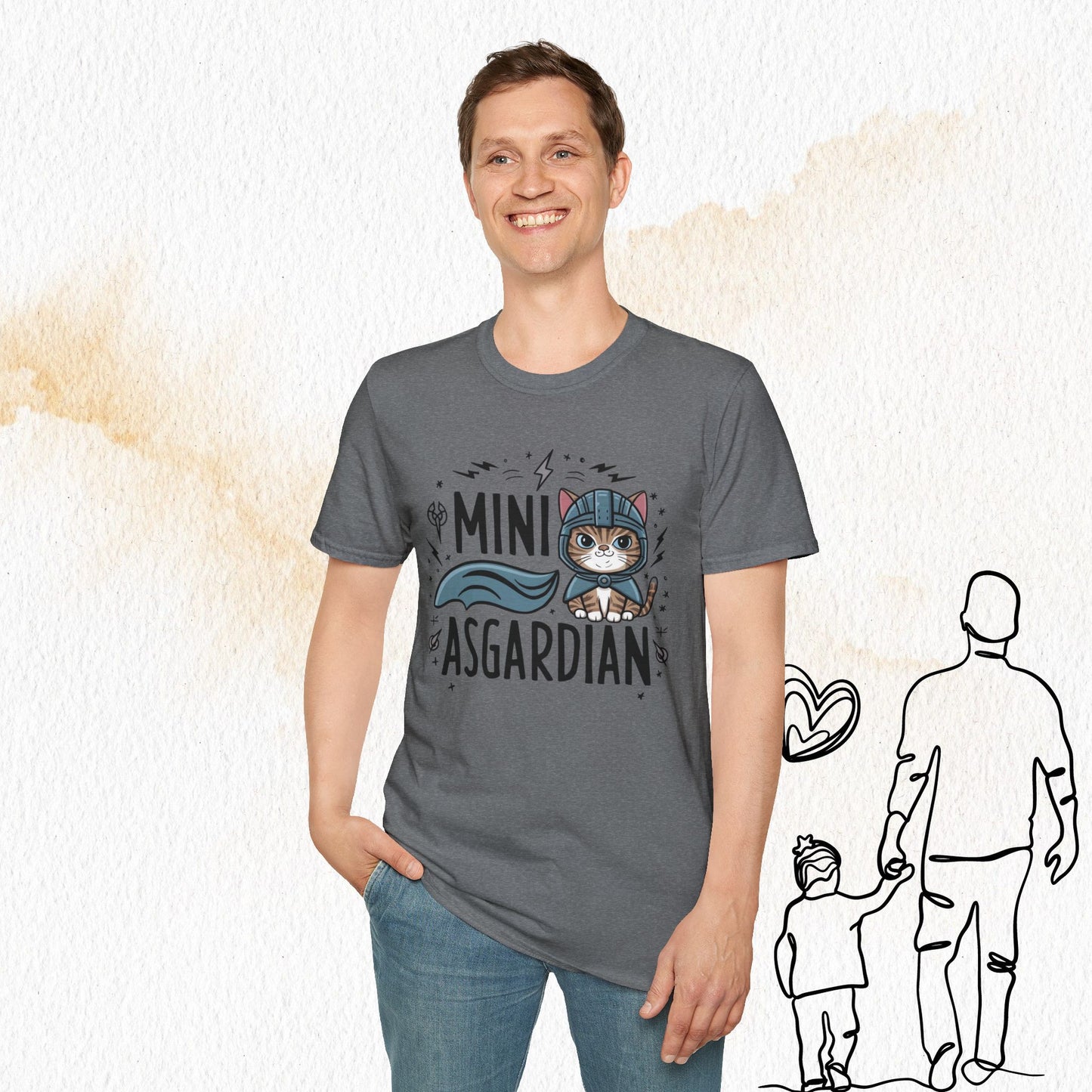 Mini Asgardian Cotton Men T-Shirt